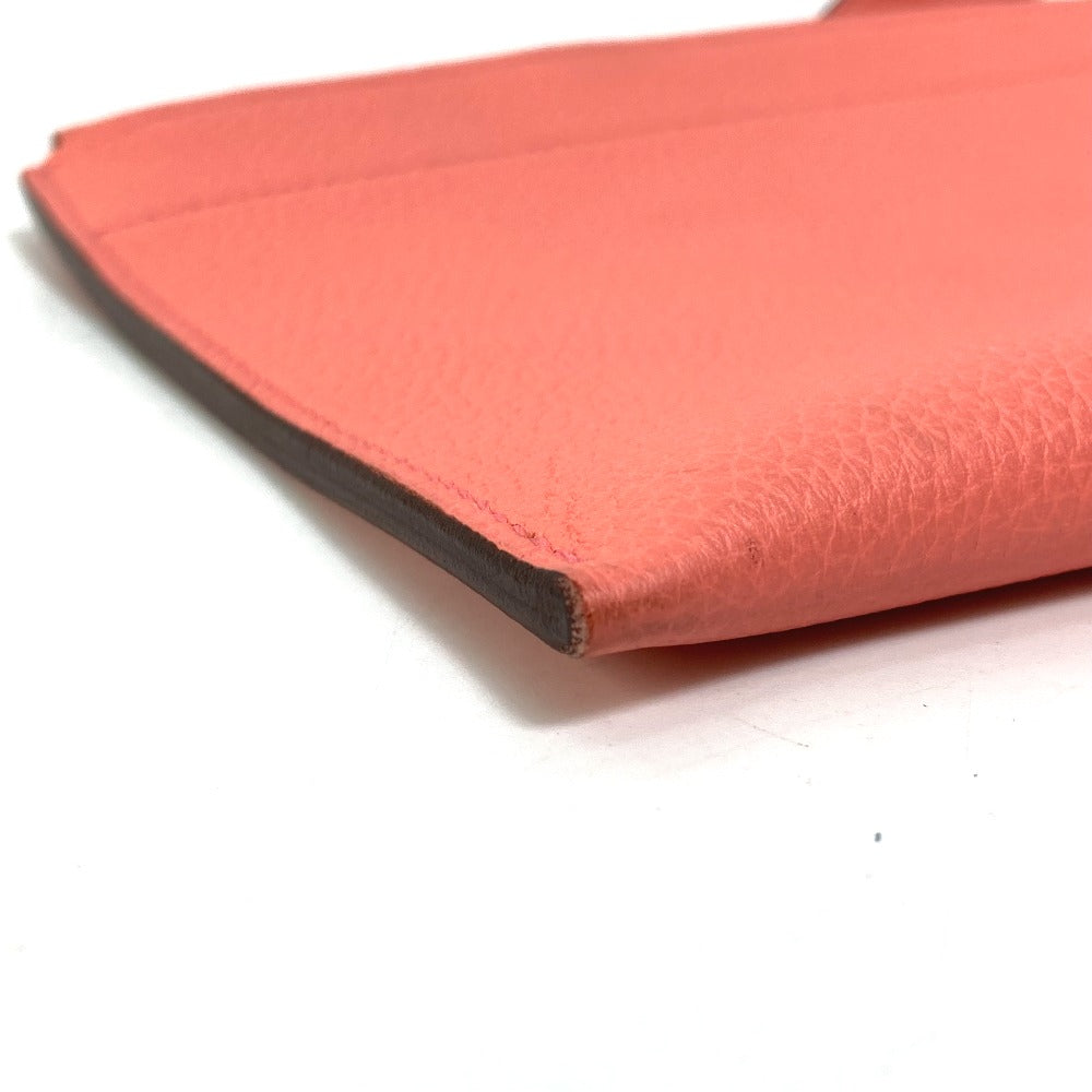 HERMES Pouch Togo pink Bazaar Mini PM Women
