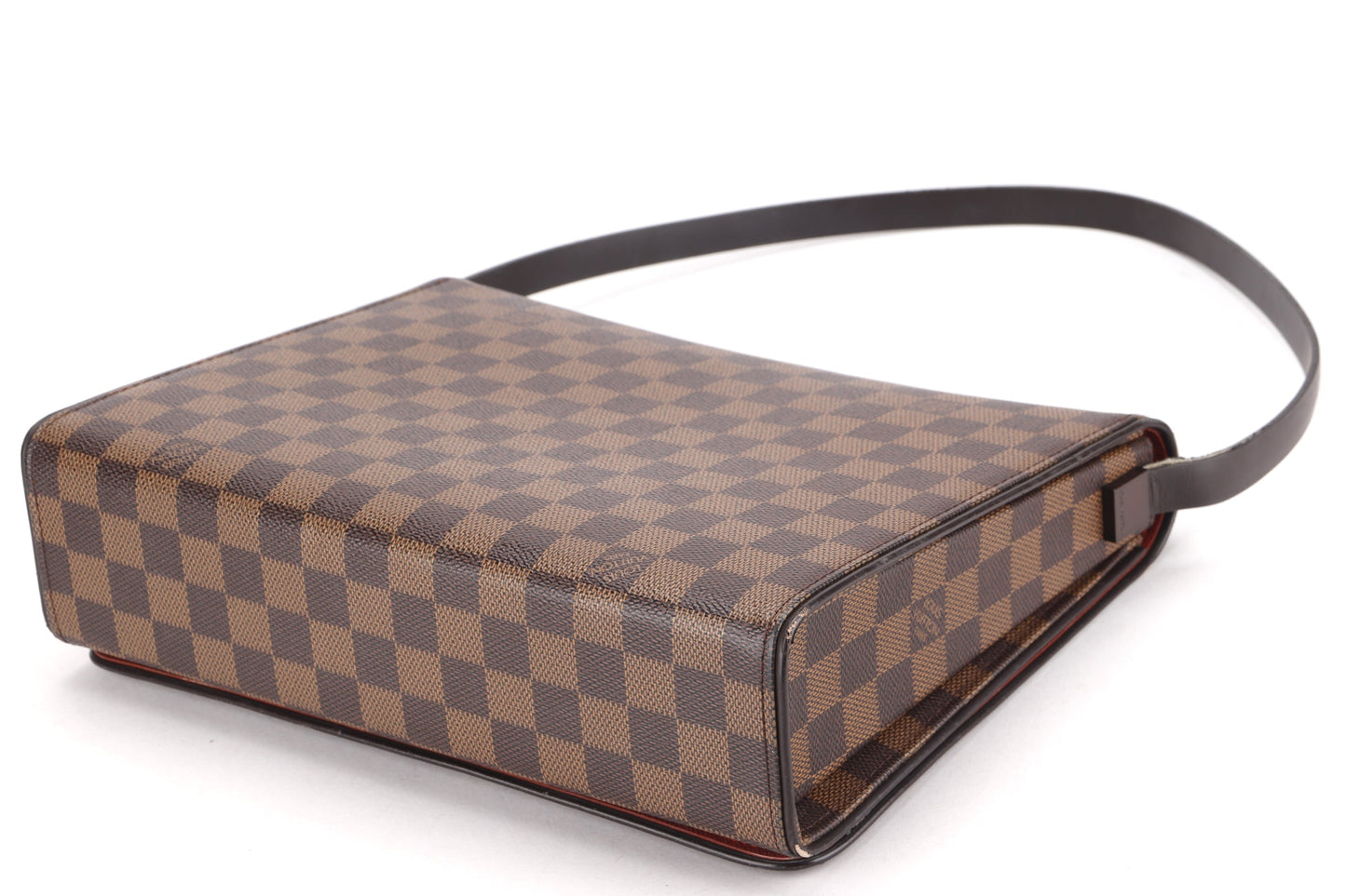 LOUIS VUITTON TRIBECA CARRE ( ) DAMIER EBENE, NO DUST COVER & BOX Handbag