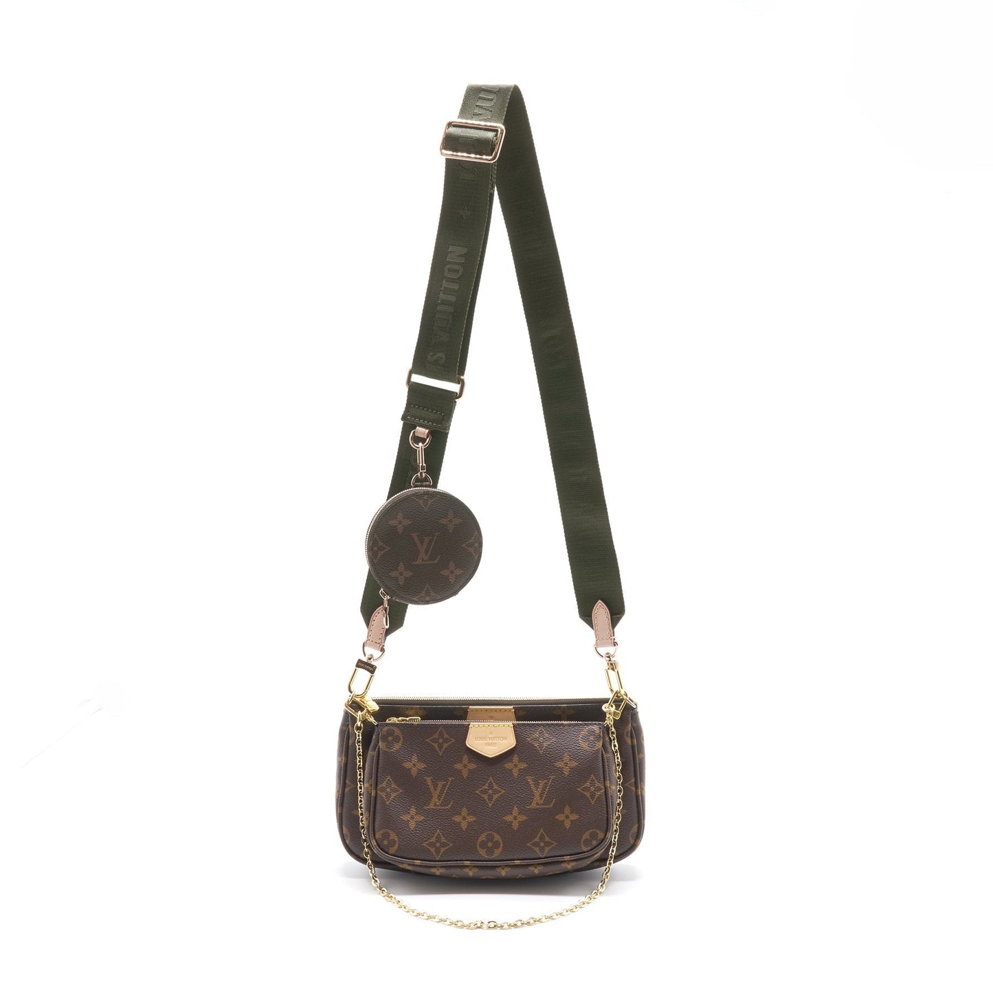 Louis Vuitton Multi Pochette Accessories with Khaki Strap