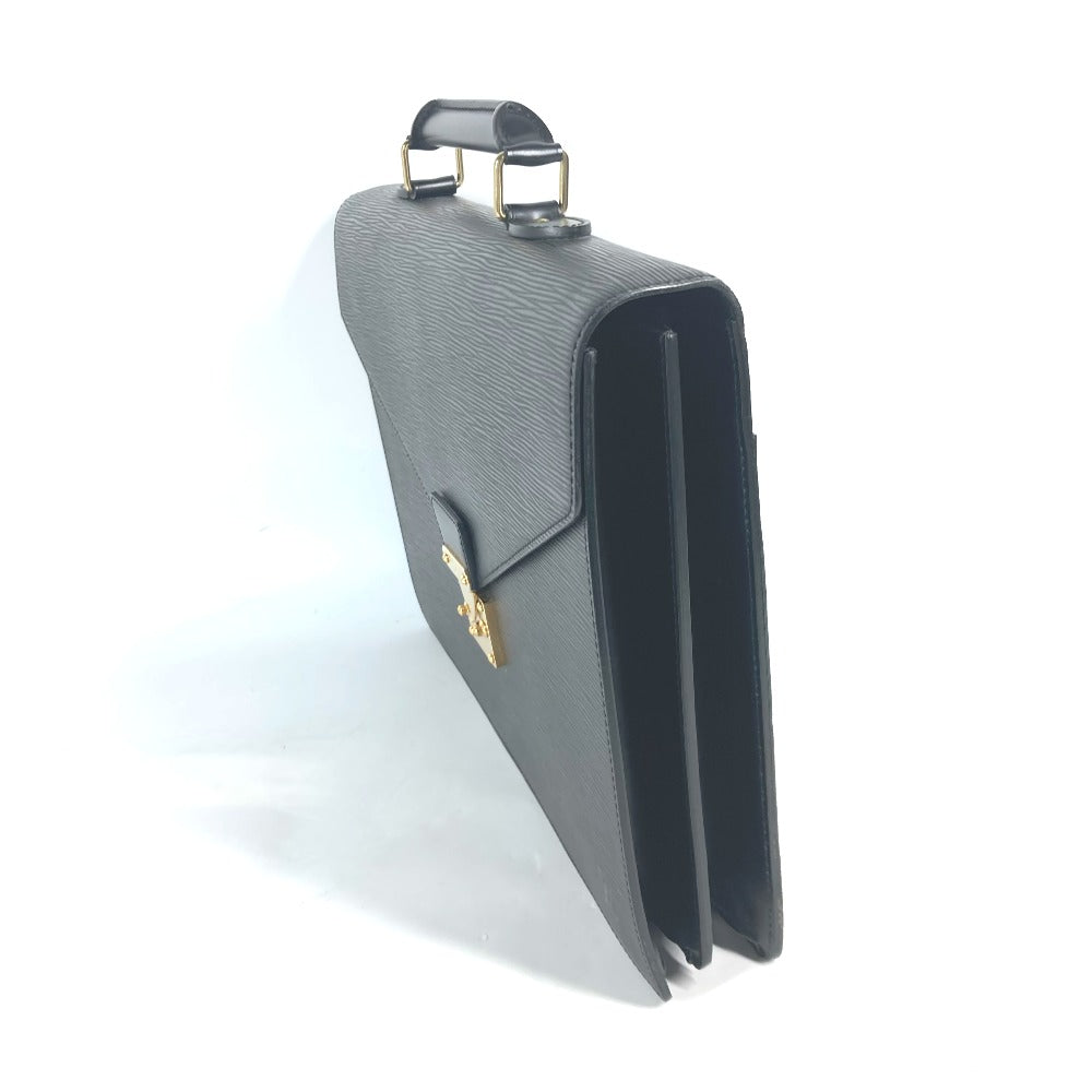 LOUIS VUITTON Business bag Epi Leather black Epi Cerviet ambassador mens