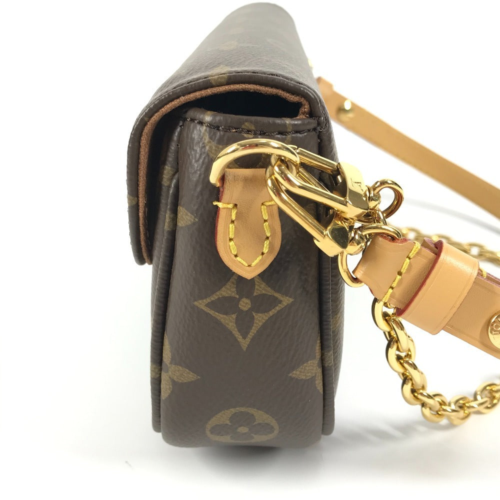 LOUIS VUITTON Shoulder Bag Monogram canvas Brown Monogram Wallet on Chain Ivy