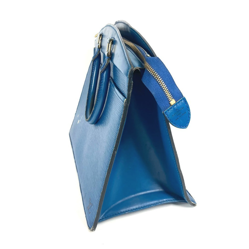 LOUIS VUITTON Shoulder Bag Epi Leather blue Epi Riviera