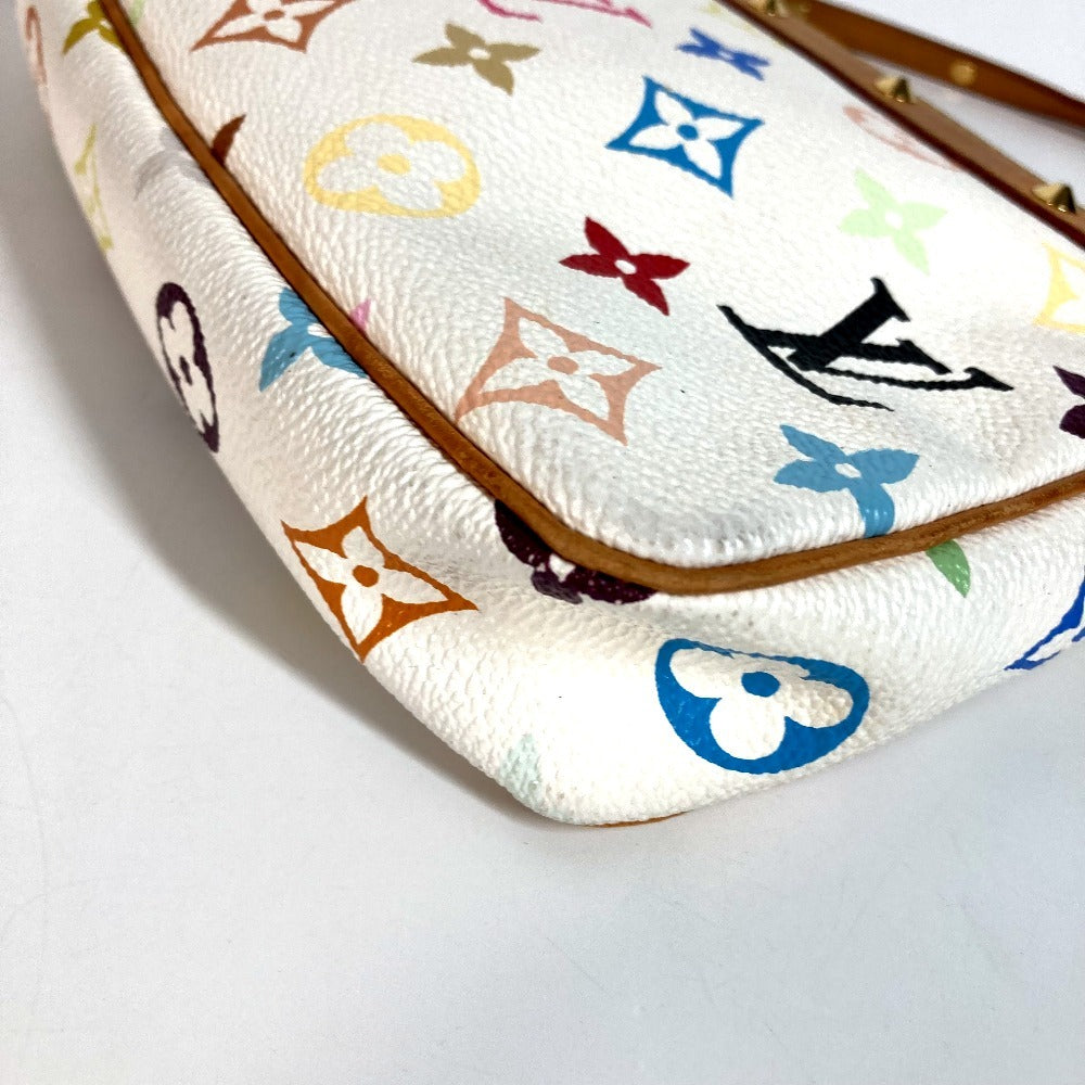 LOUIS VUITTON Shoulder Bag Monogram multicolor canvas white Monogram multicolor Pochette Accessoar