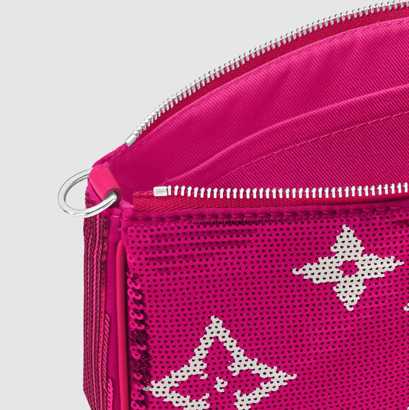Louis Vuitton Fuchsia Pochette Accessoires LV NIGHT Crossbody