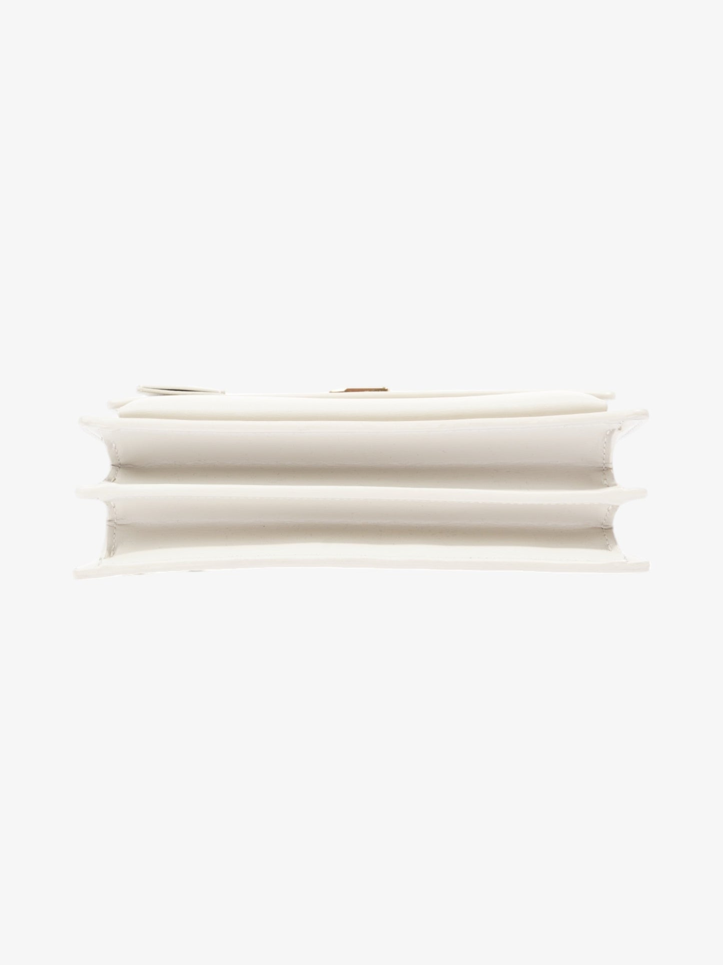 Saint Laurent Sunset White Leather Small
