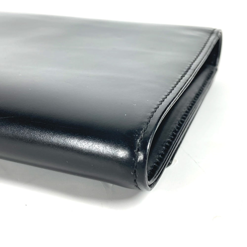 LOUIS VUITTON Clutch bag leather black Opera line Aegean mens