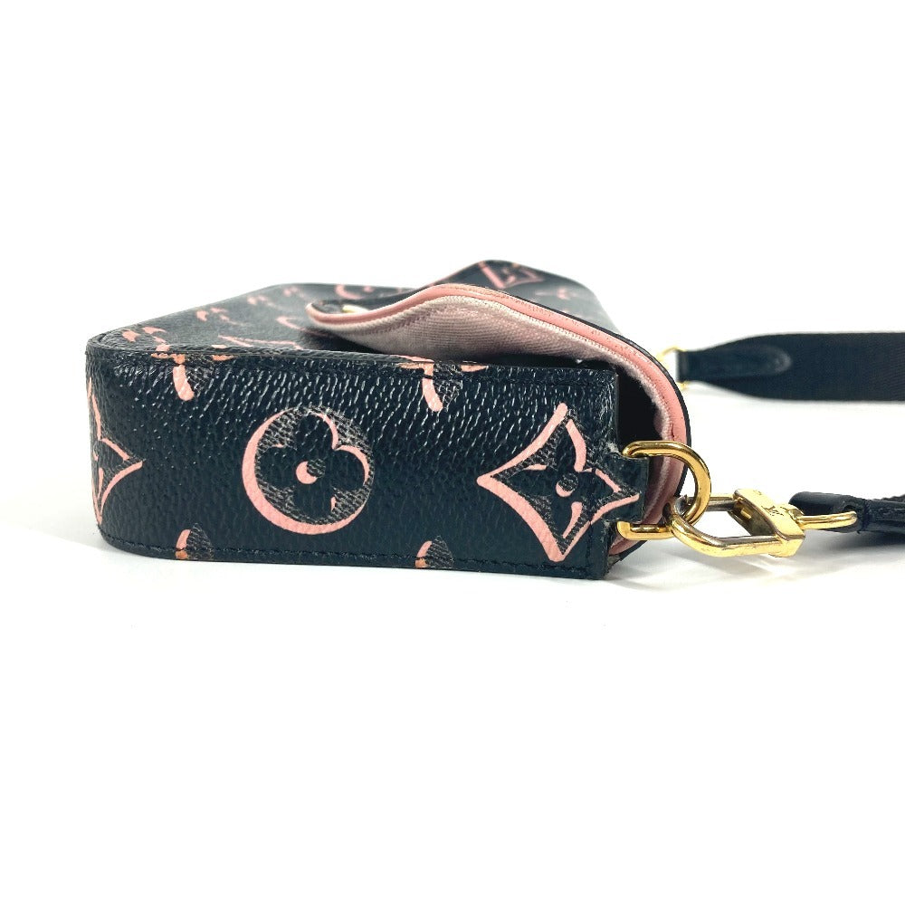 LOUIS VUITTON Shoulder Bag Coated canvas black Fall for You Collection Monogram Multi Pochette Felicie