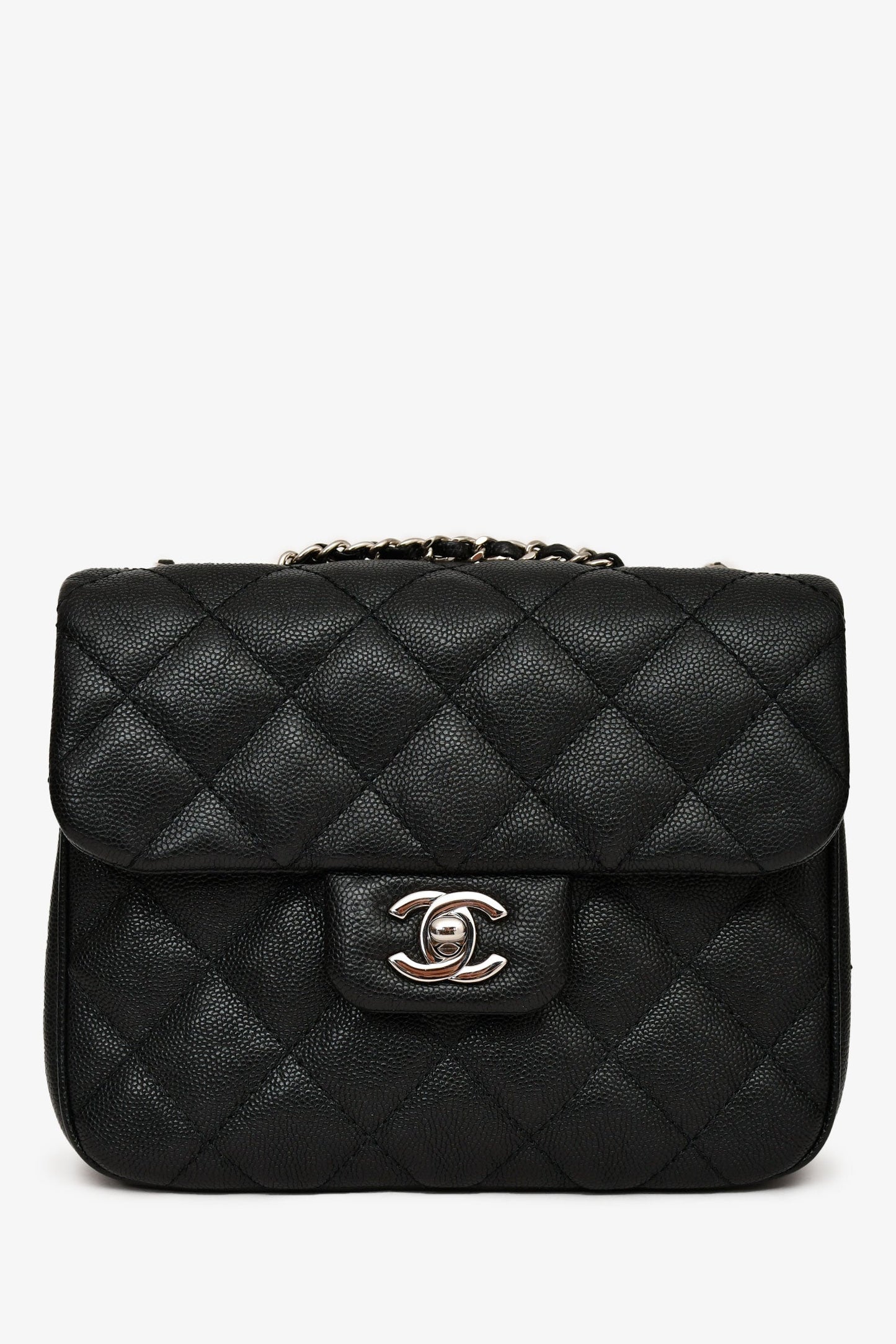 Chanel 2018 Black Caviar Small Urban Companion Bag