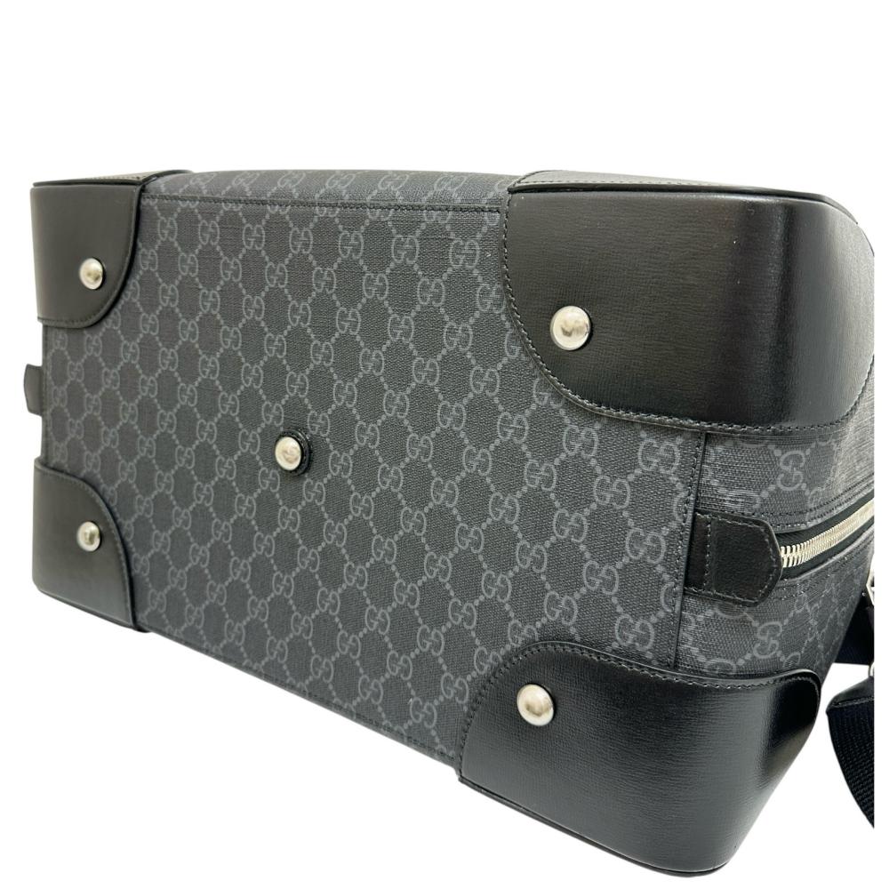 Gucci GG Supreme Interlocking G 2way bag Leather Boston bag