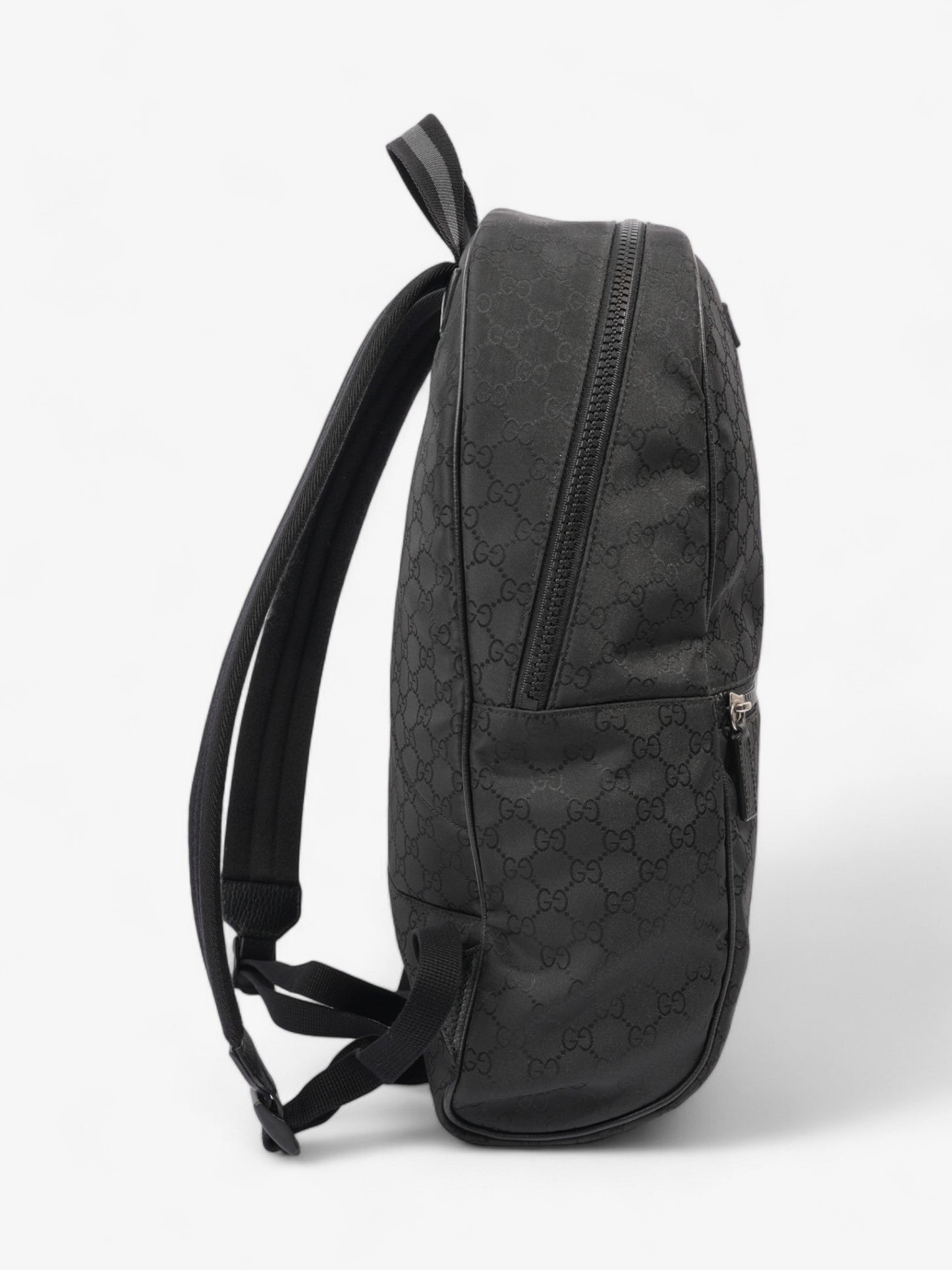 Gucci Double Zip Backpack GG Supreme Nylon