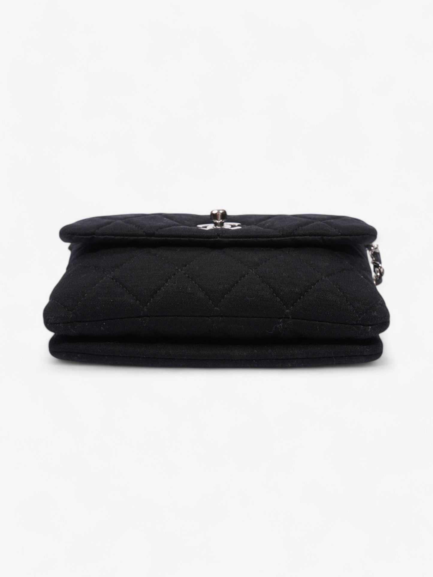 Chanel CC Flap Bag Black Cotton Mini