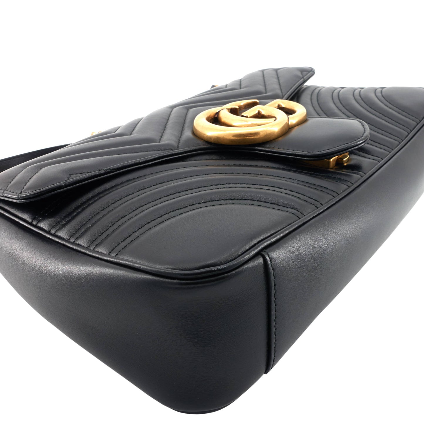 Gucci Marmont Medium Matelass? Leather Shoulder Bag