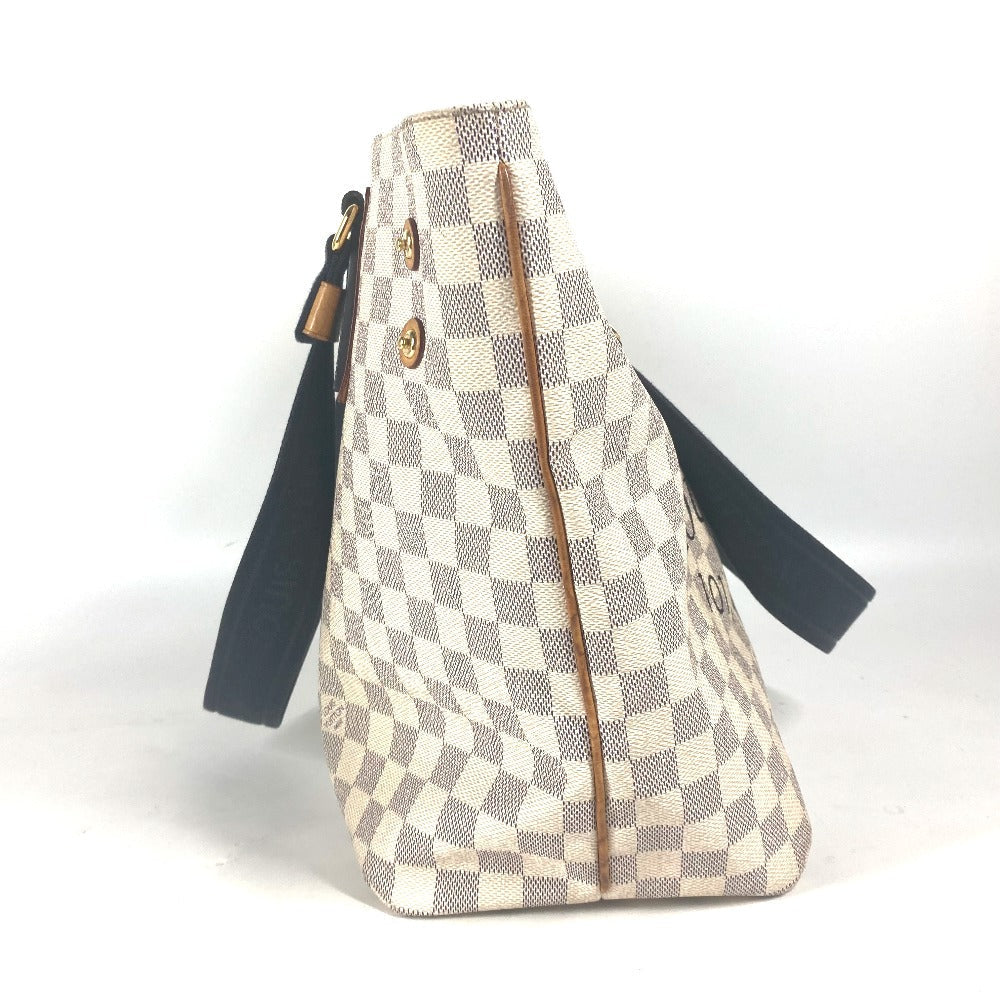 LOUIS VUITTON Shoulder Bag Damier Azur Canvas white Damier Azul Plan Soleil Hippo PM