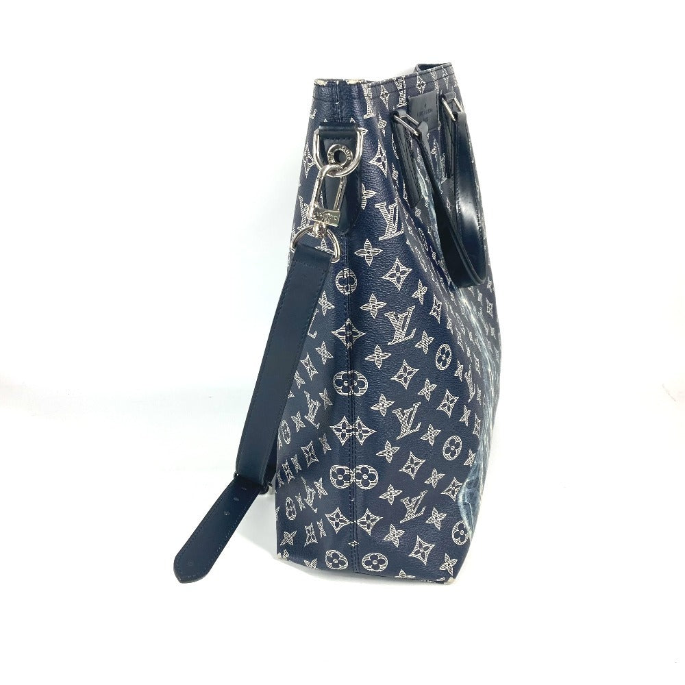 LOUIS VUITTON Tote Bag Monogram savanna canvas Navy Monogram savanna Jake and Dinos Chapman