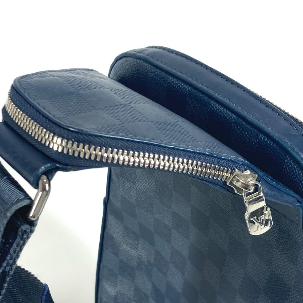 LOUIS VUITTON Sling bag Damier Graphite Canvas , Damier Infini Leather Navy Damier Squared Avenue Sling Bag