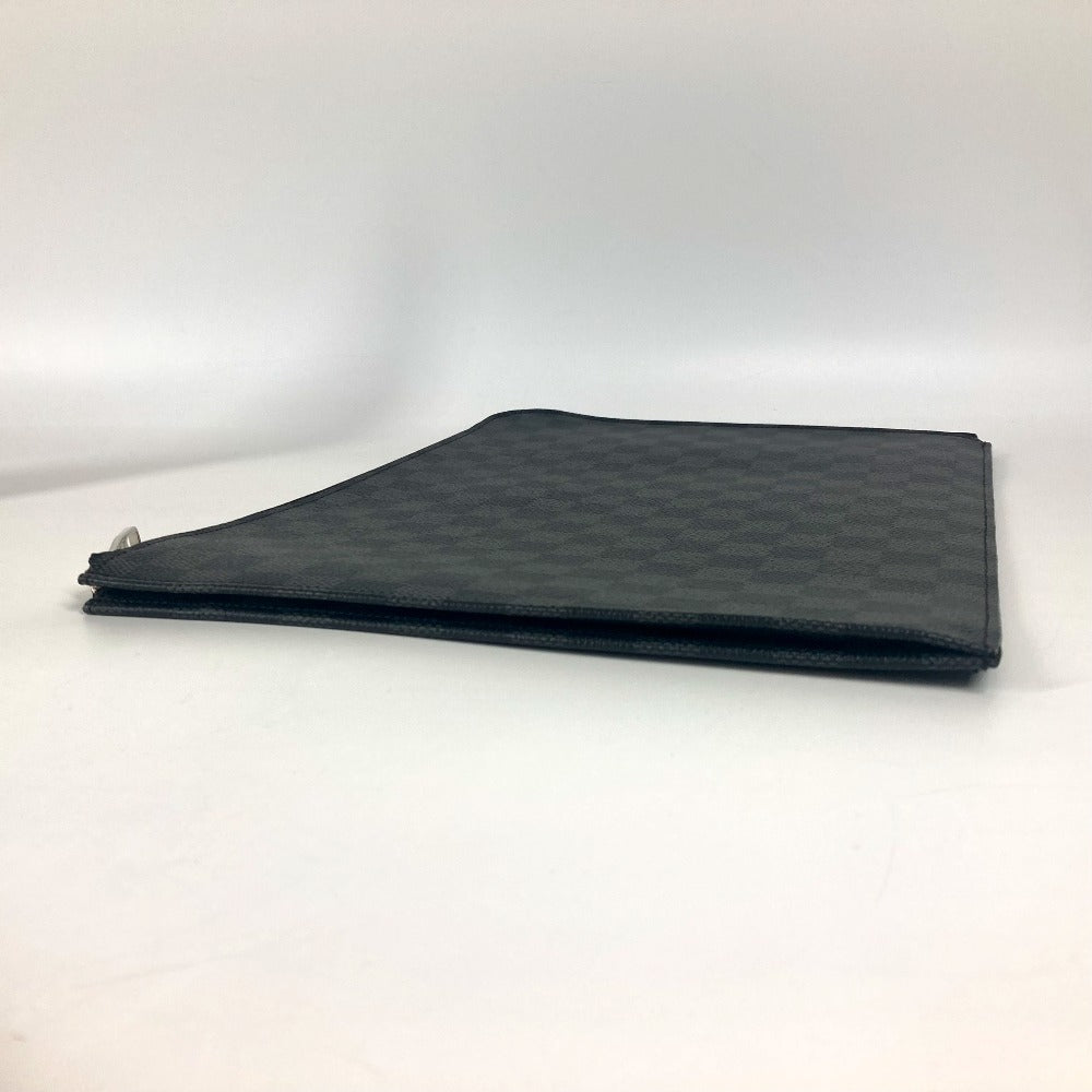 LOUIS VUITTON Clutch bag Damier Grafitto Canvas black Damier Grafitte Pochette Jules GM