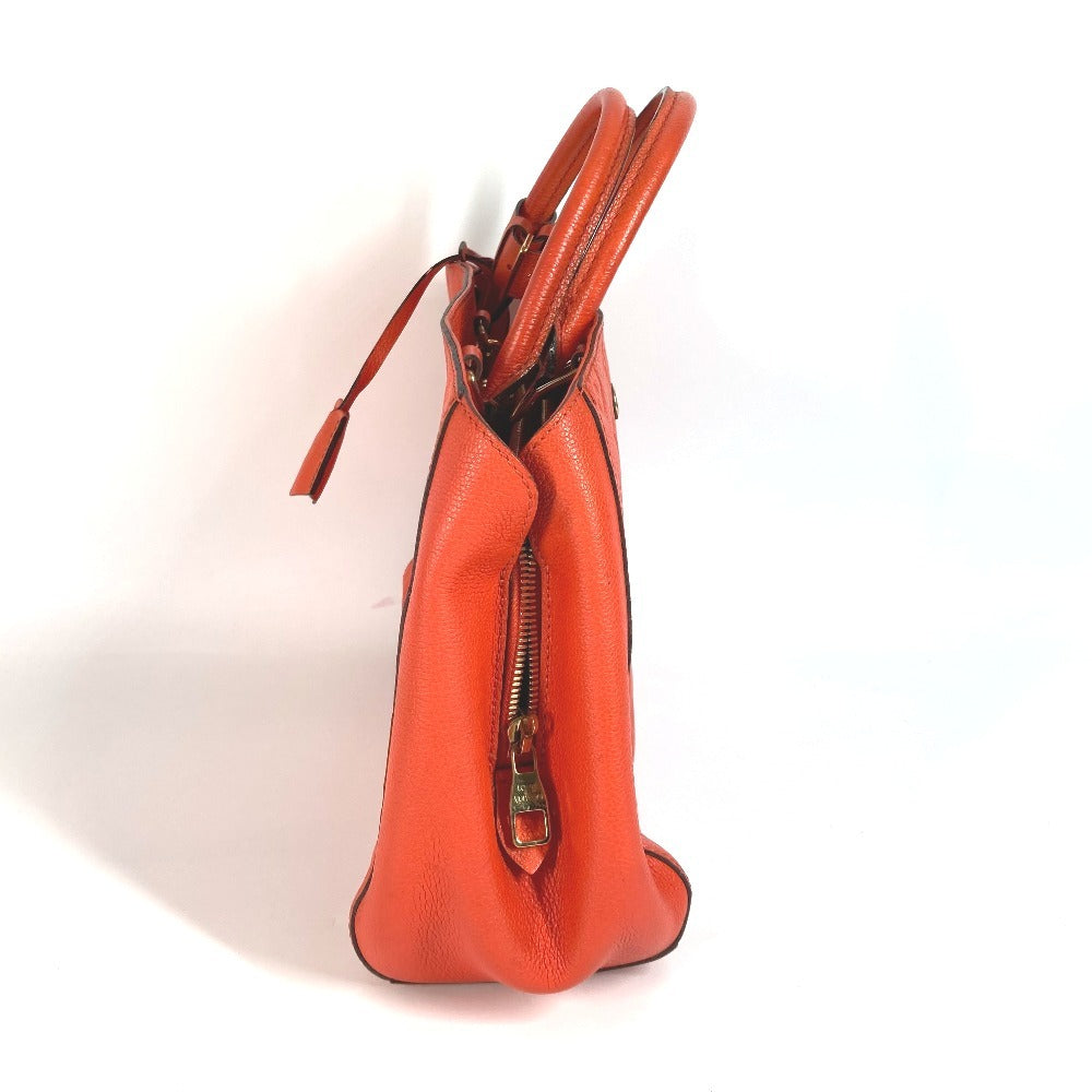 LOUIS VUITTON Handbag Monogram Ann Platt Leather Orange Monogram Ann Platt Montaigne BB