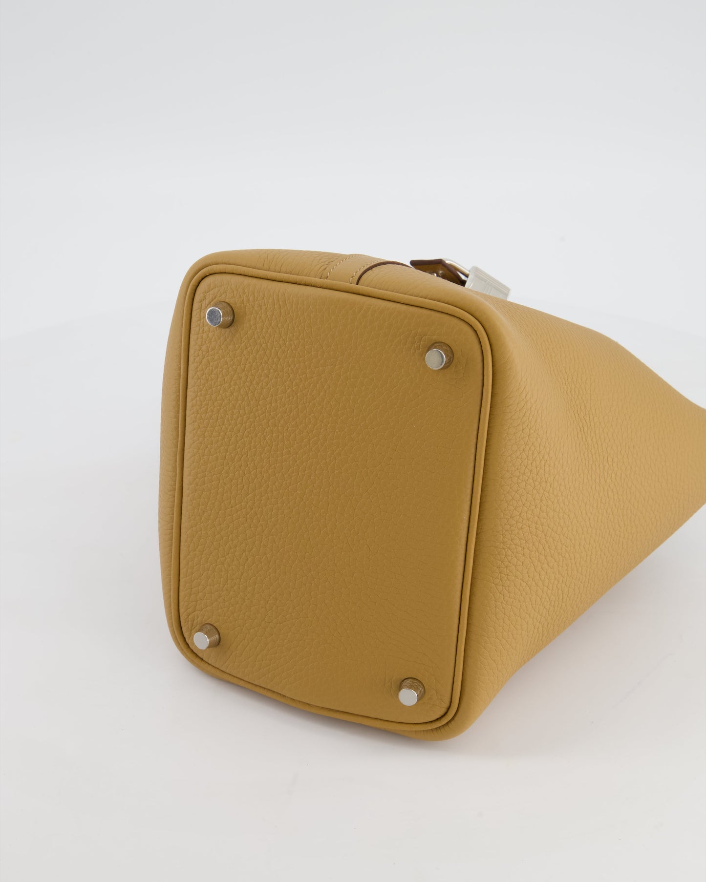 Hermes Picotin Lock 18 Bag in Biscuit Clemence Leather with Palladium Hardware