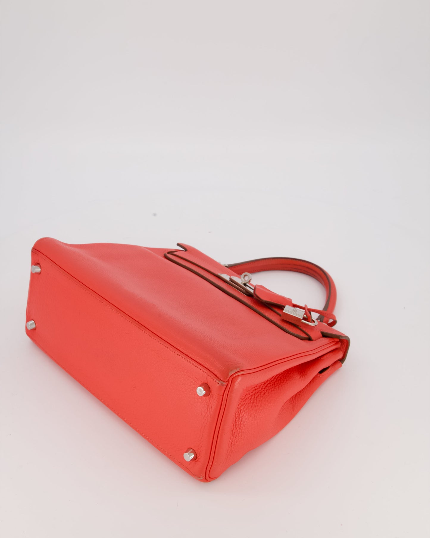 Hermes Kelly 28 Retourne Bag in Rose Jaipur Togo Leather with Palladium Hardware