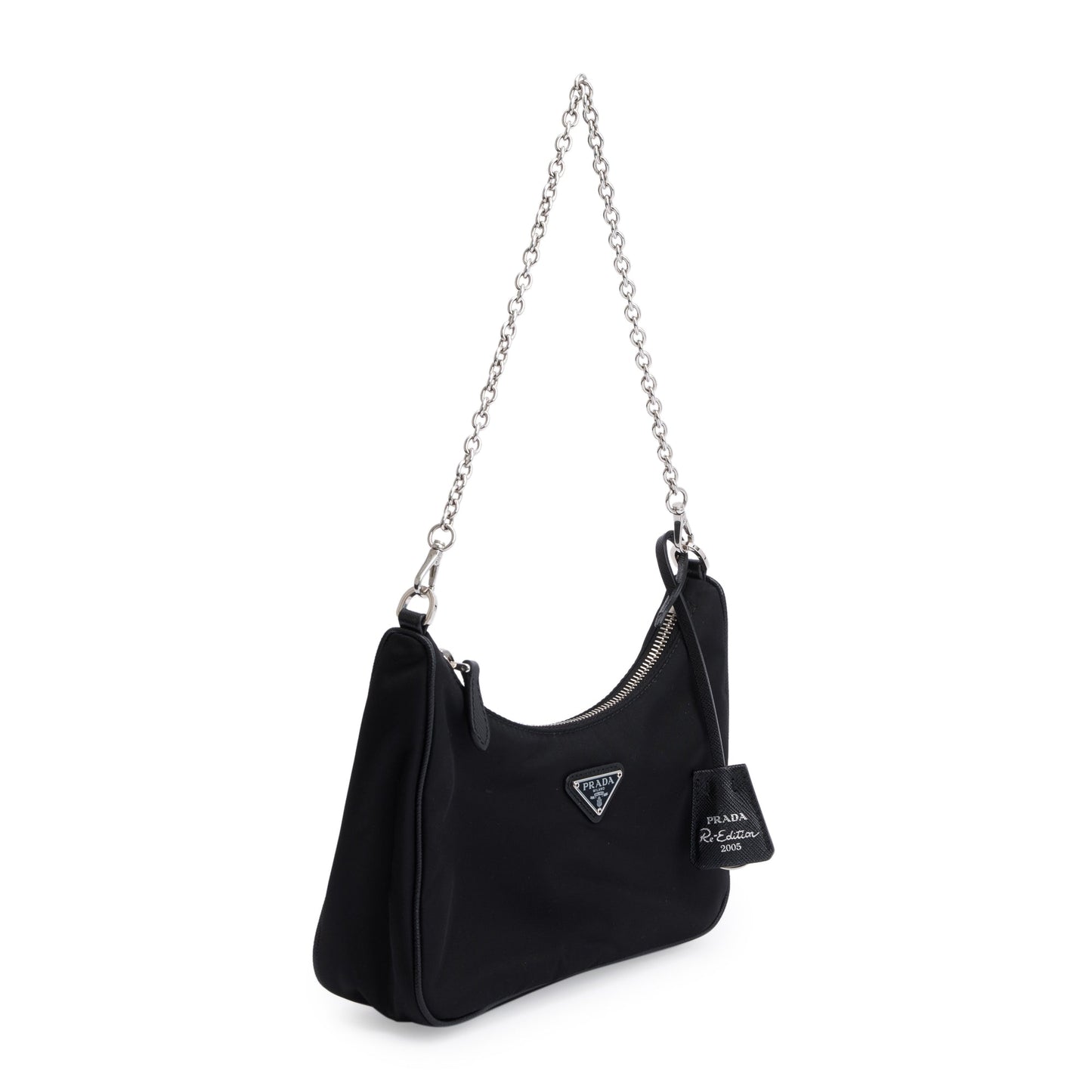 Prada Black Re-Edition 2005 Re-Nylon Shoulder Bag