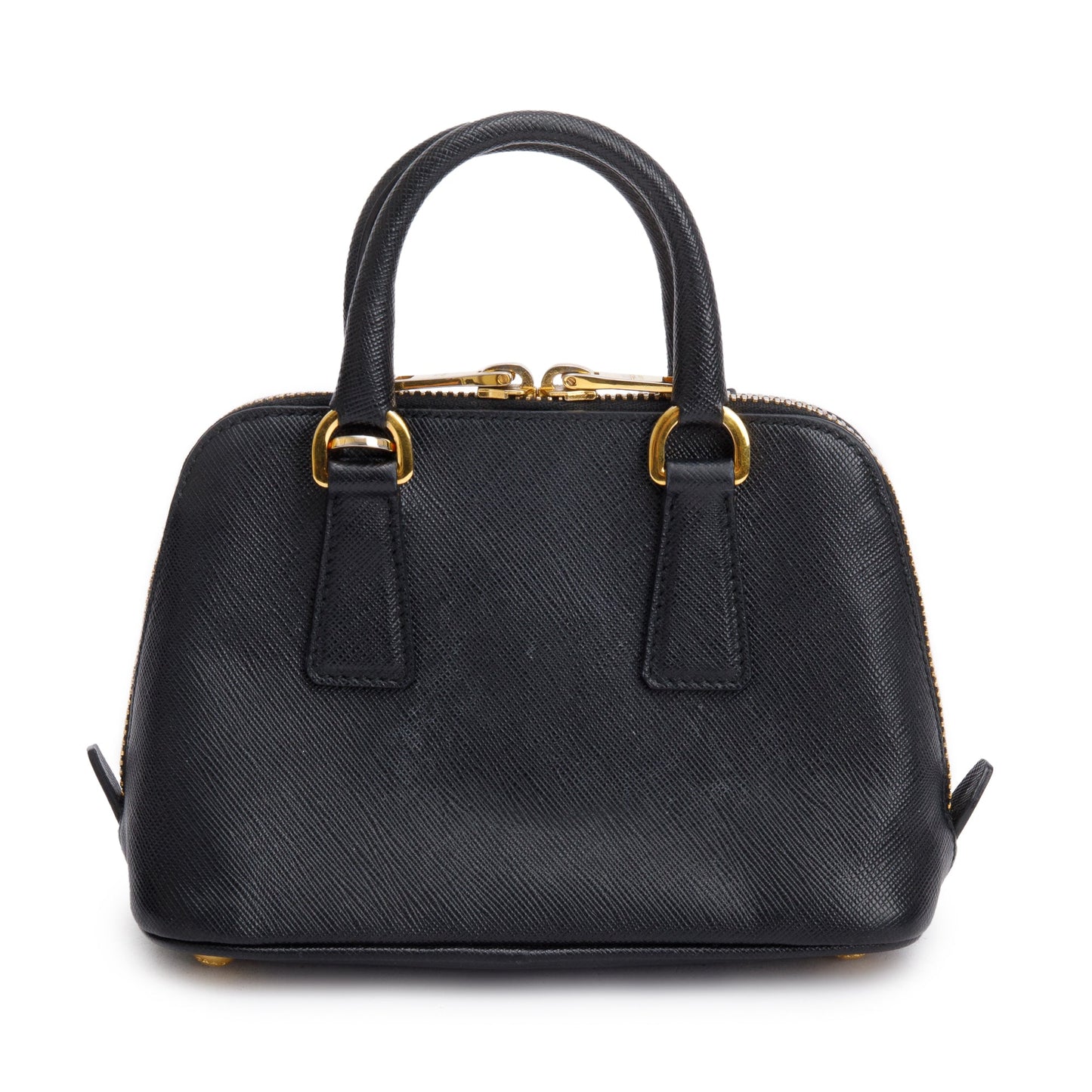 Prada Black Saffiano Lux Mini Promenade Tote