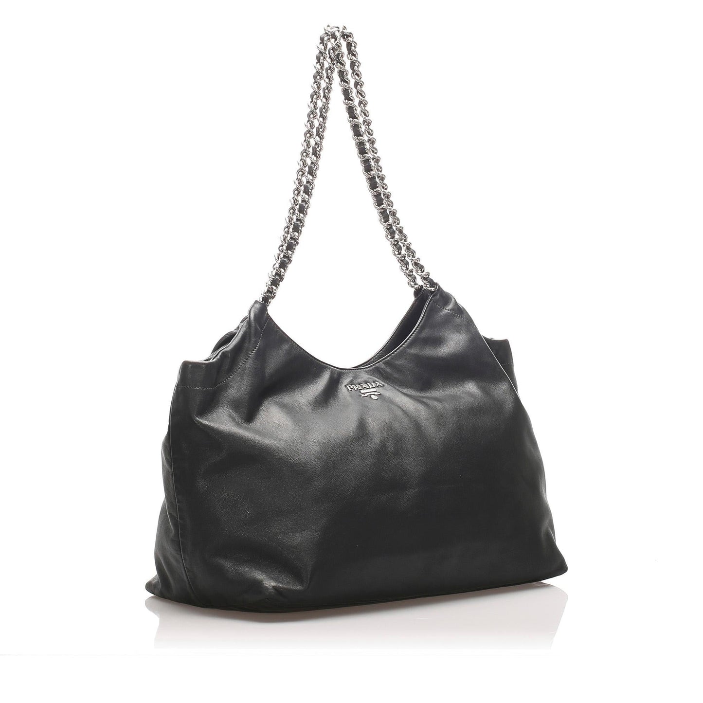 Prada Leather Chain Tote
