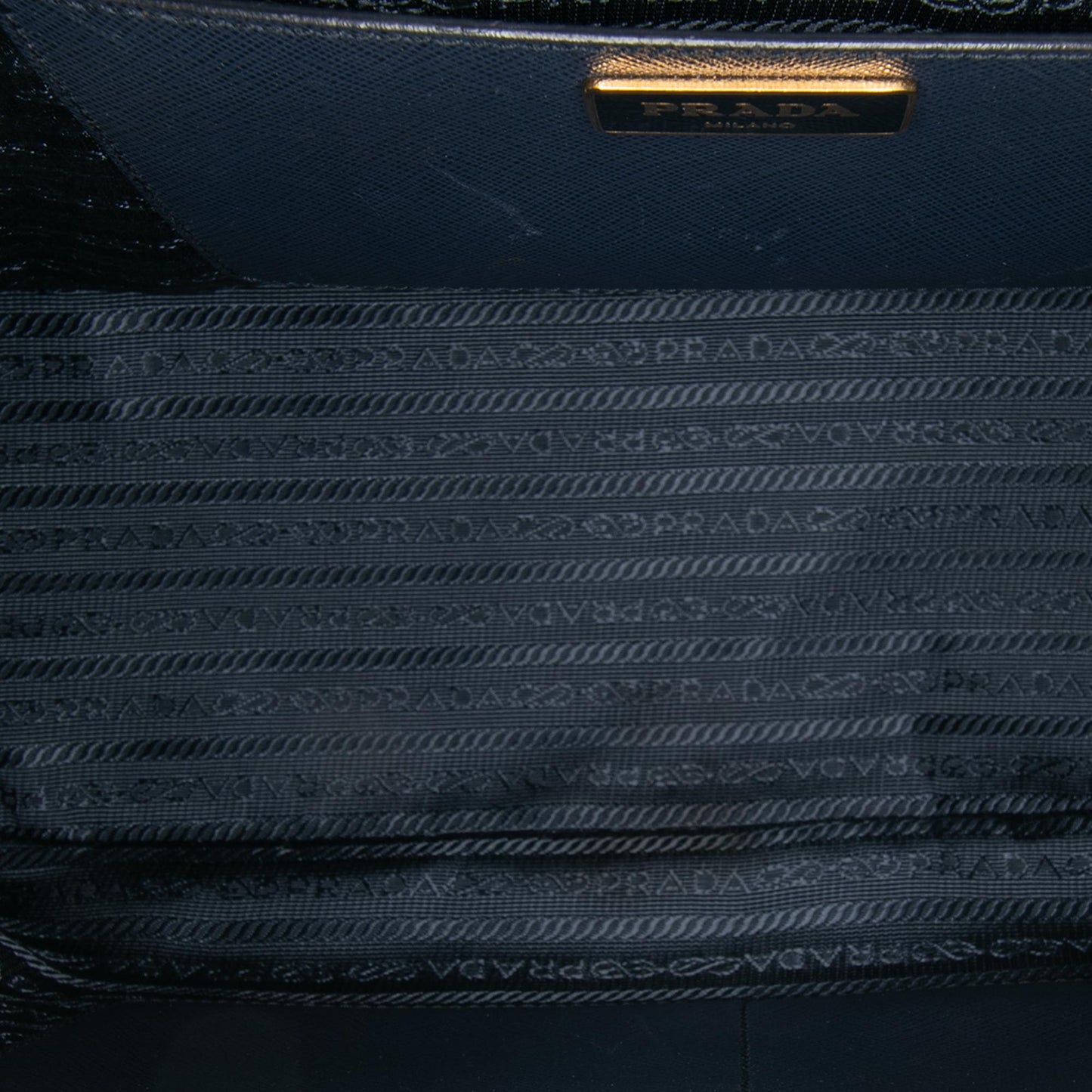 Prada Medium Bicolor Saffiano Lux Galleria Double Zip Satchel