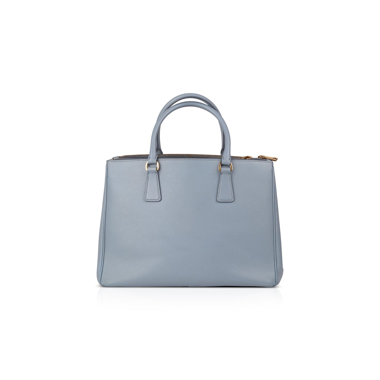 Prada Medium Saffiano Lux Double Zip Galleria Tote