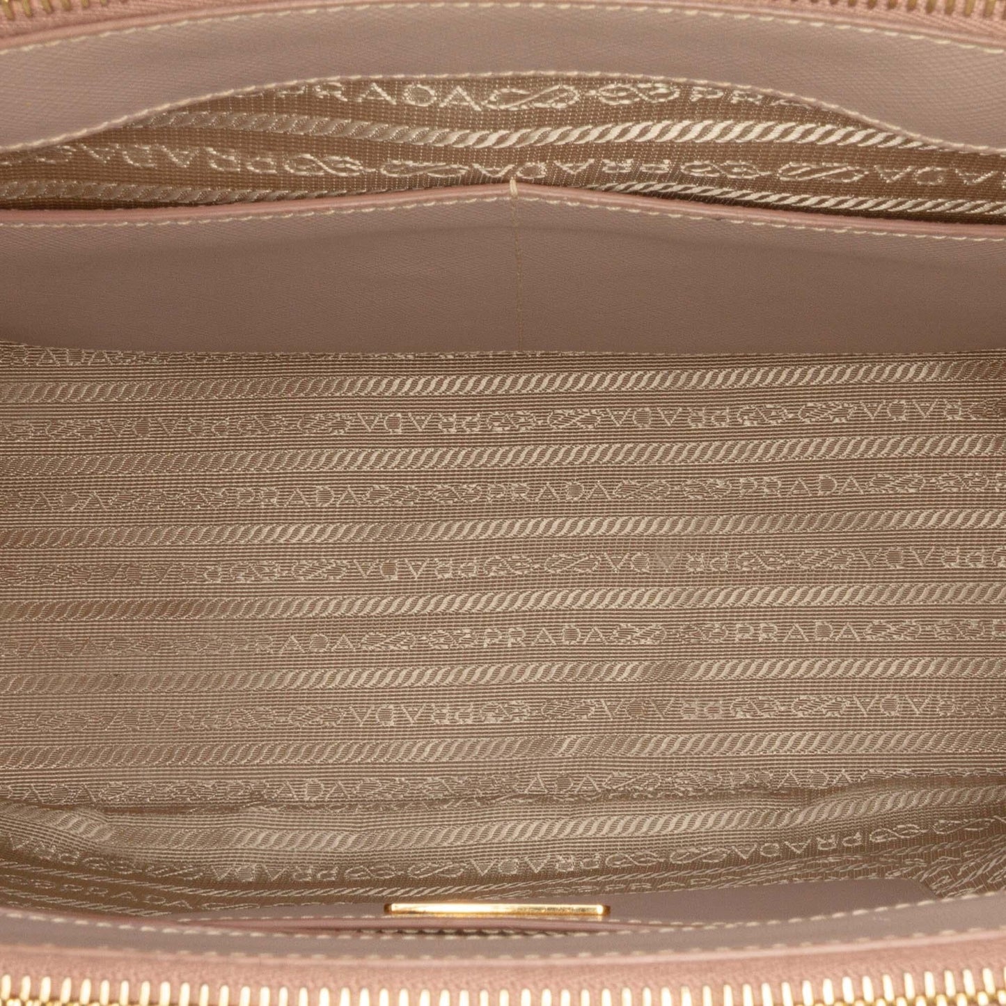 Prada Medium Saffiano Lux Galleria Double Zip Satchel
