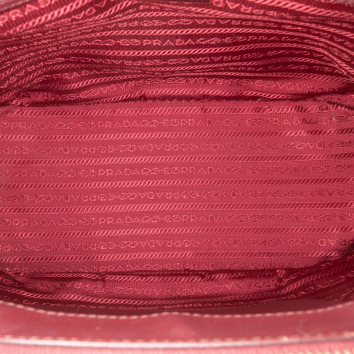 Prada Medium Saffiano Lux Galleria Double Zip Satchel