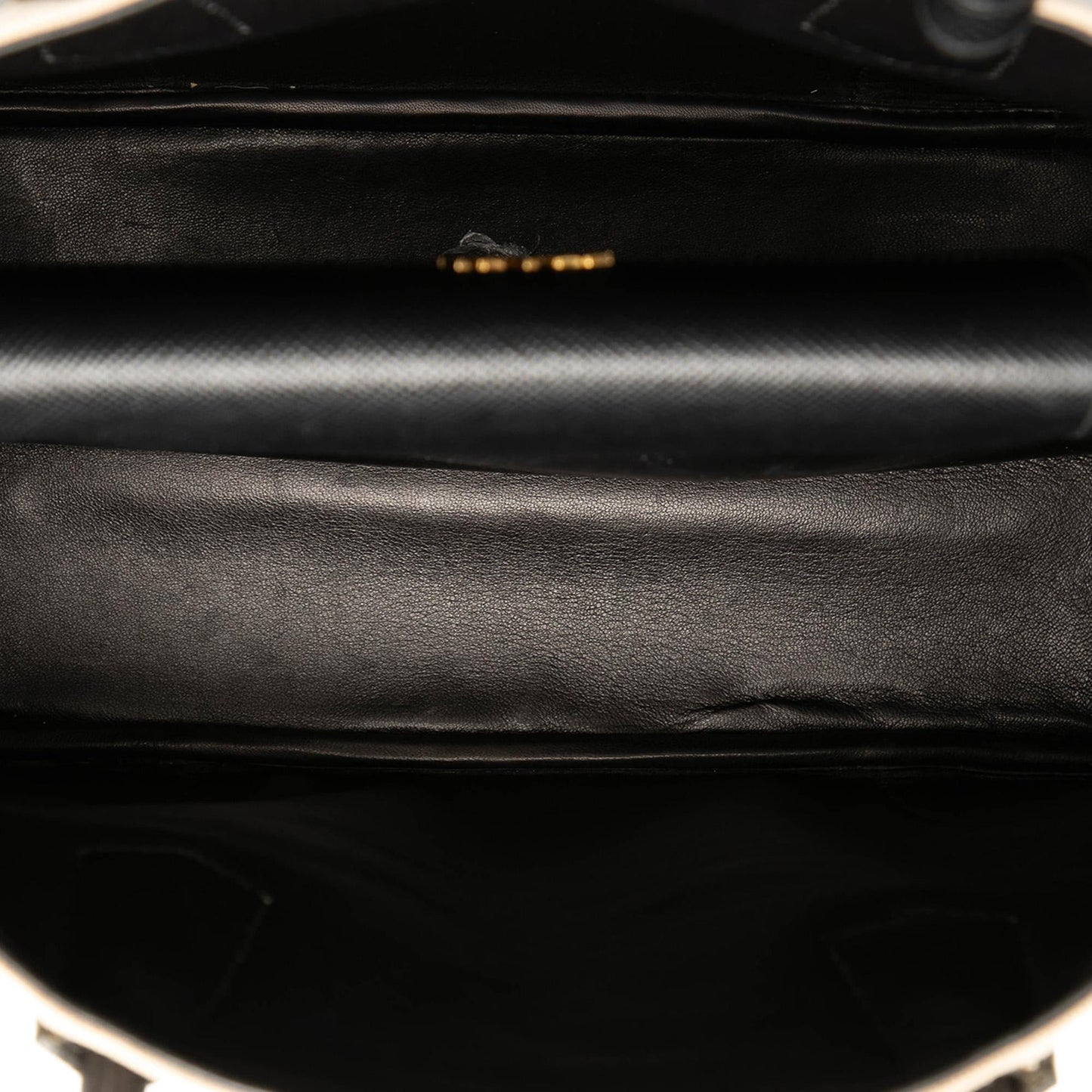 Prada Medium Saffiano Trimmed Canapa Double Satchel