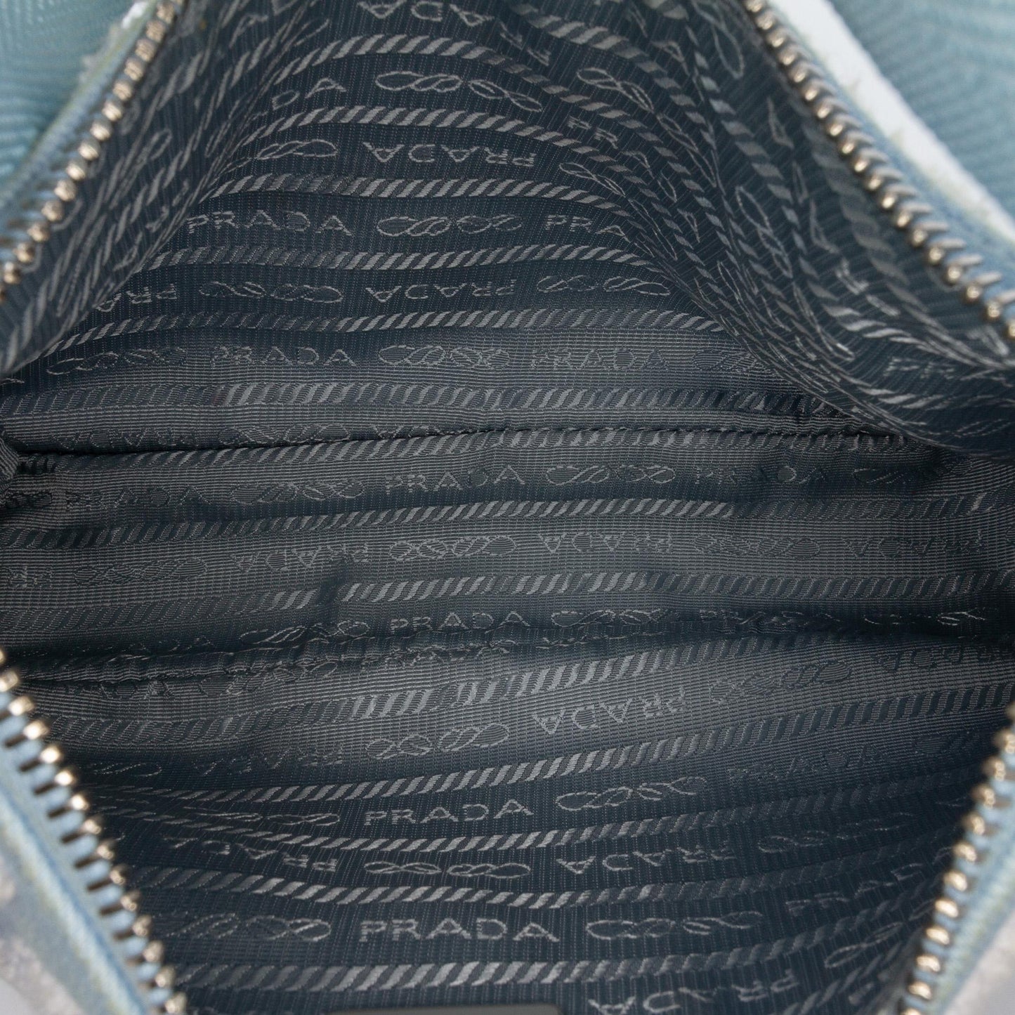 Prada Mini Embroidered Drill Re Edition 2000 Shoulder Bag