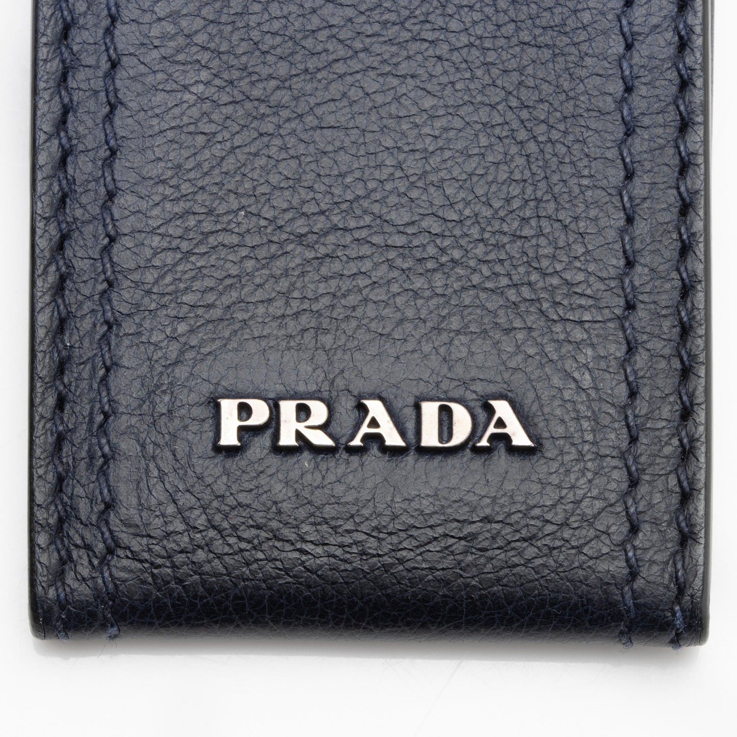 Prada Glace Calf Luggage Tag (SHF-L4NXx9) Luxury Handbag