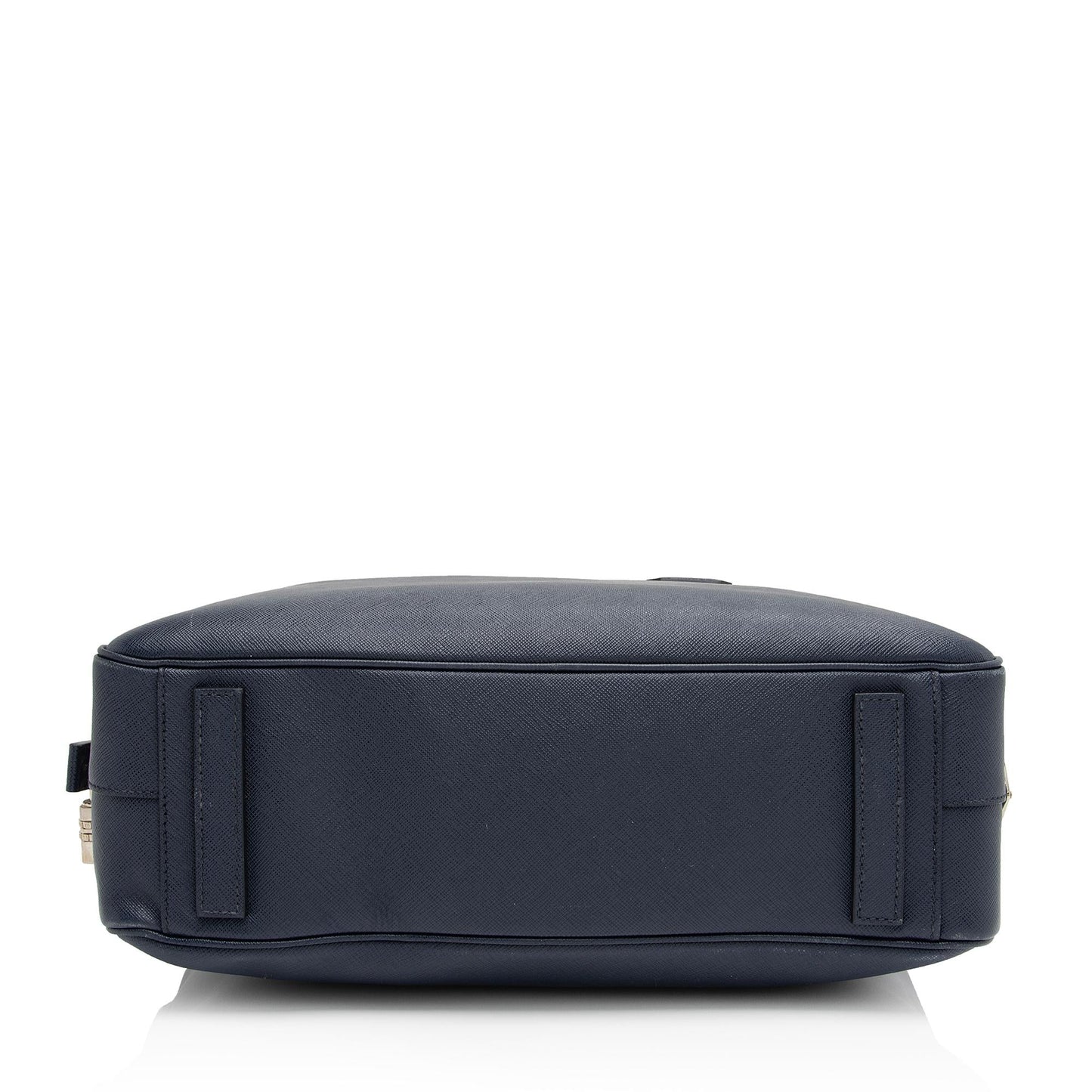 Prada Saffiano Borsa Da Viaggio Travel Briefcase (SHF-KwCbKA) Luxury Handbag
