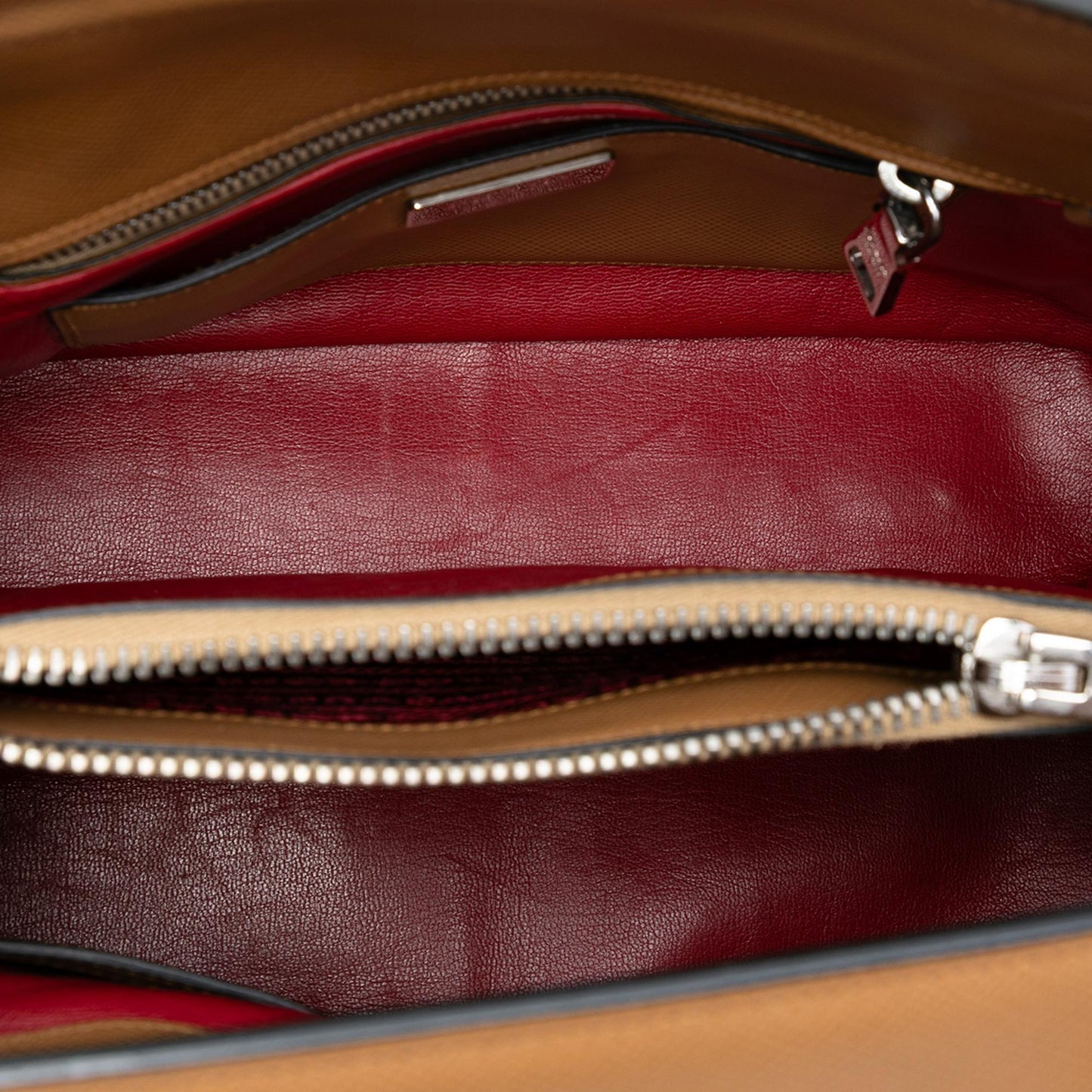 Prada Saffiano Cuir Turnlock Twin Satchel