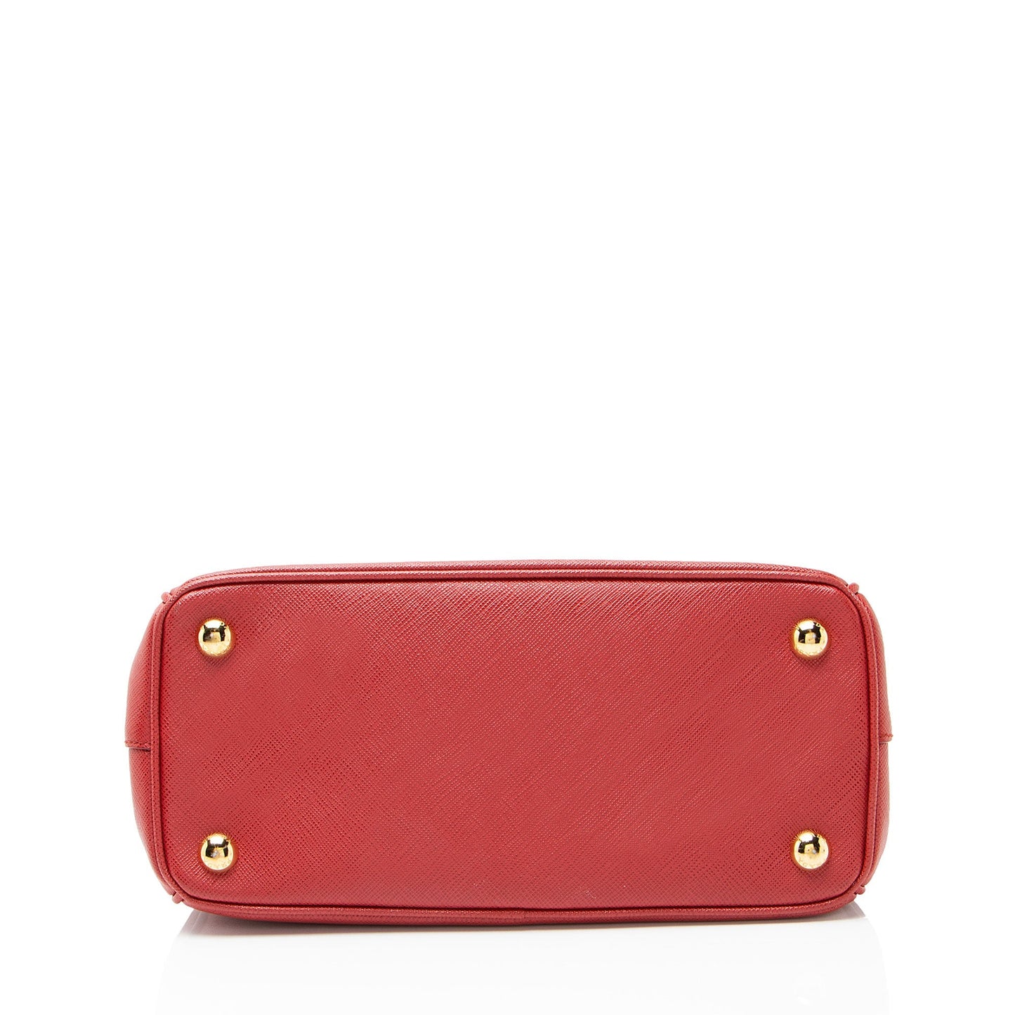 Prada Saffiano Lux Double Zip Small Tote