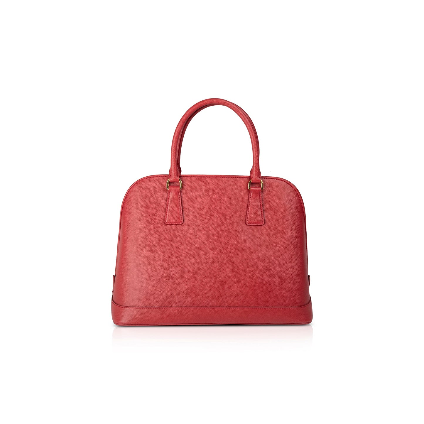 Prada Saffiano Lux Open Promenade Dome Tote
