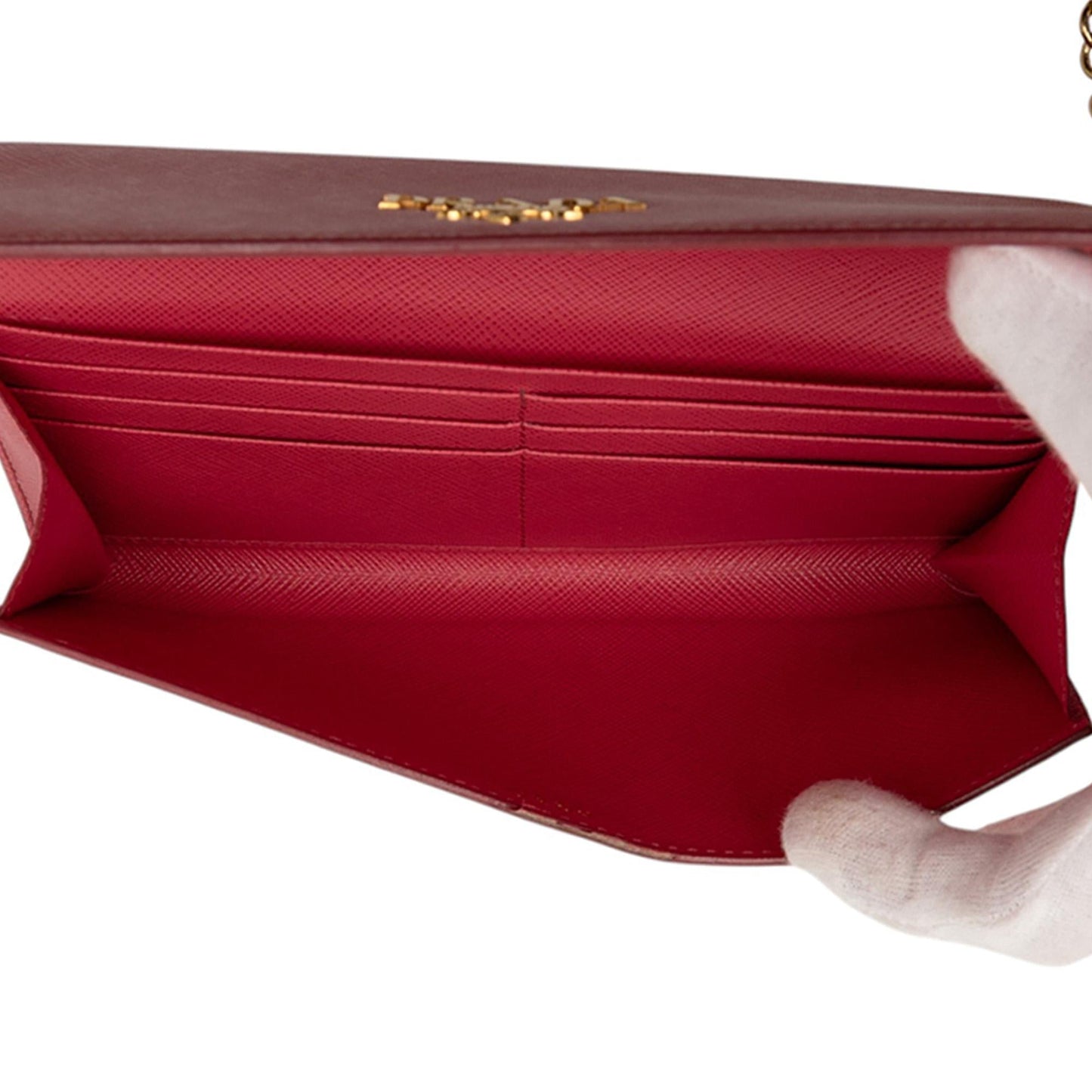 Prada Saffiano Wallet On Chain