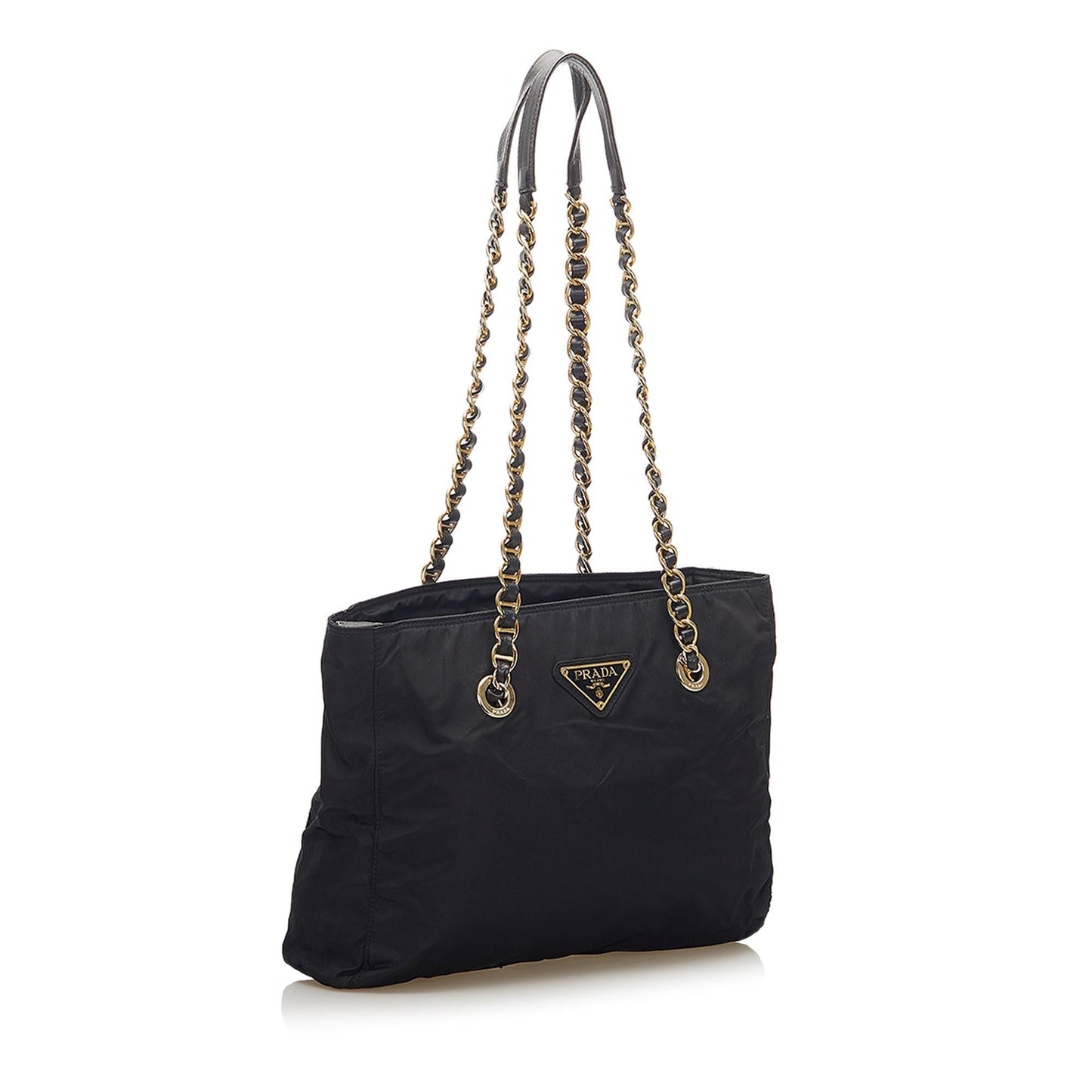 Prada Tessuto Chain Tote Bag