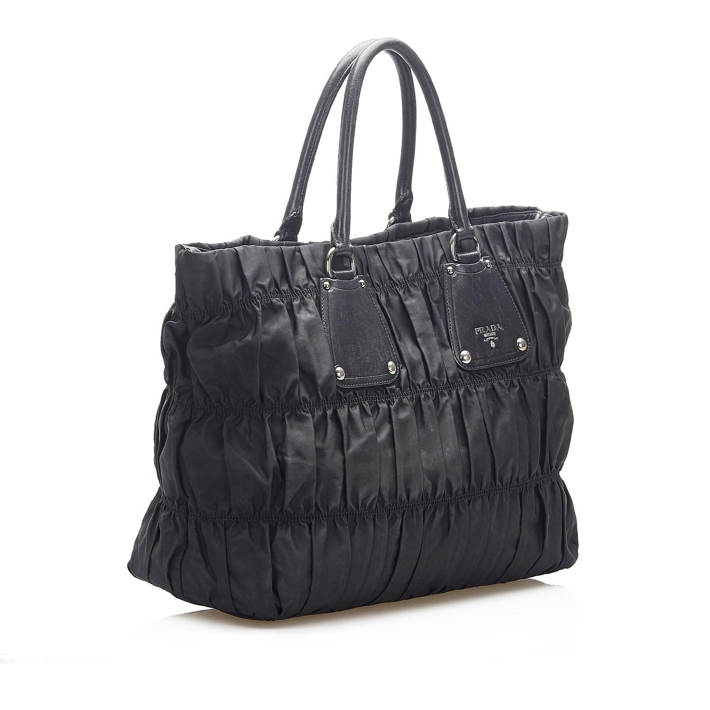 Prada Tessuto Gaufre Nylon Tote Bag