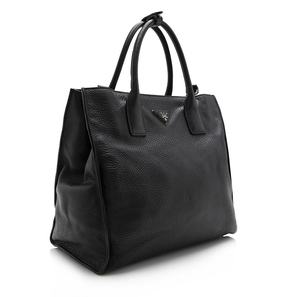 Prada Vitello Daino Shopping Tote