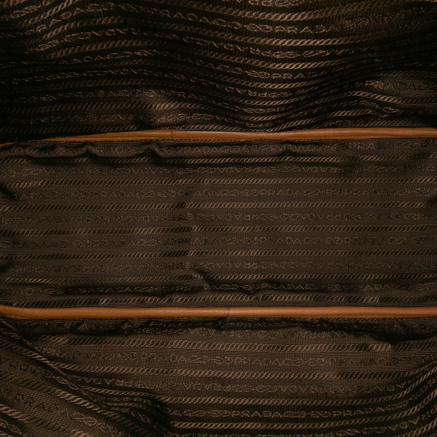 Prada Vitello Daino Side Zip Tote