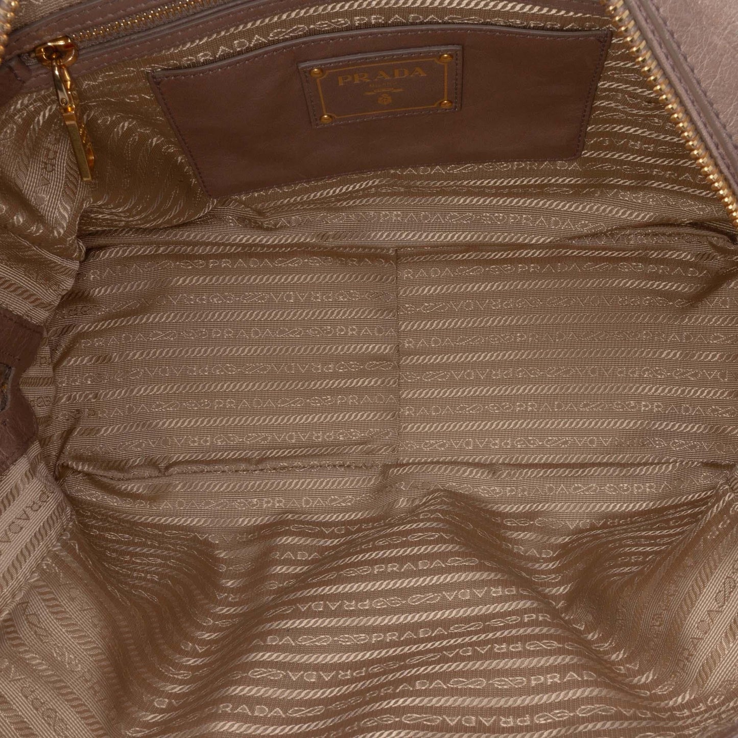 Prada Vitello Shine Bauletto Satchel