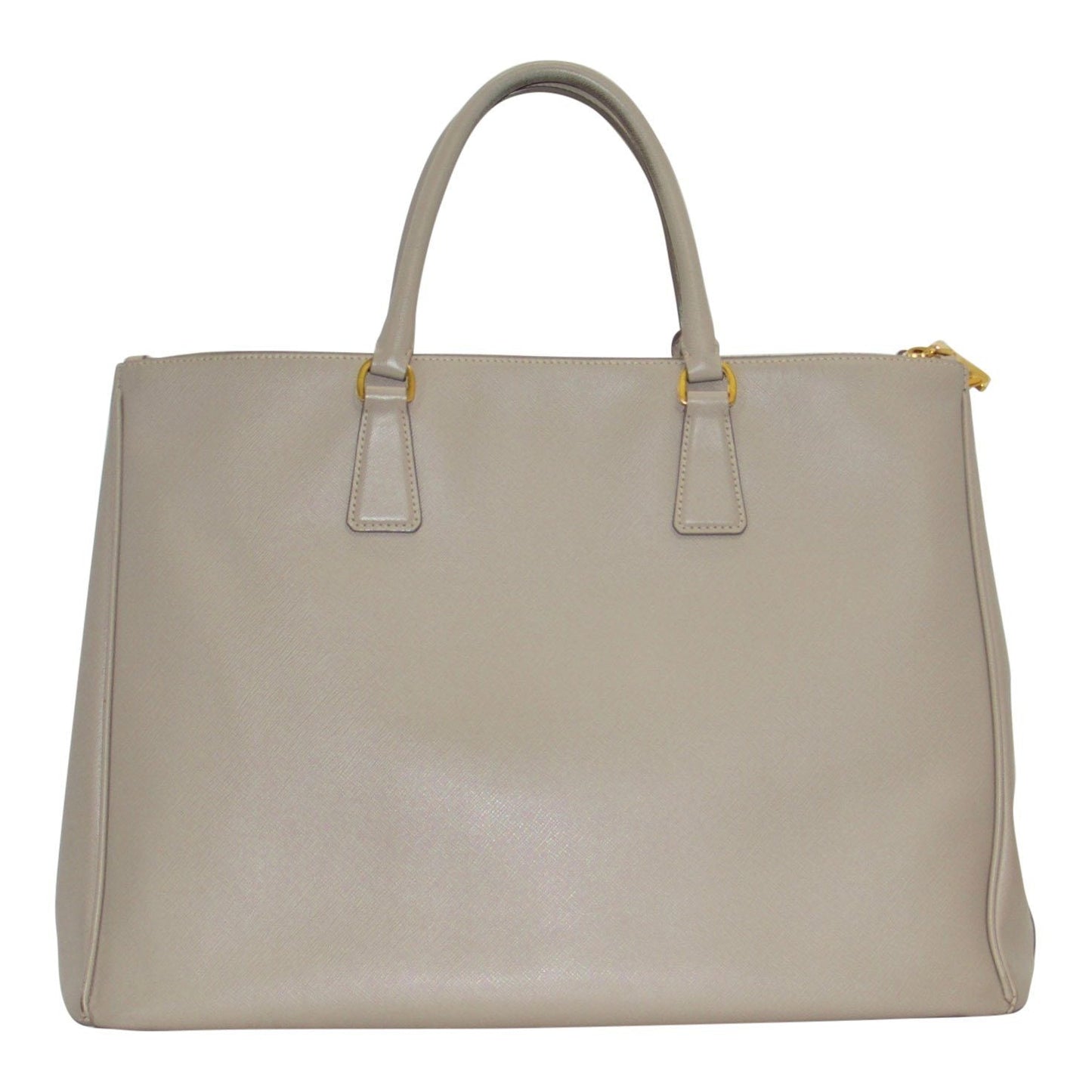 Prada XL Saffiano Lux Double Zip Tote
