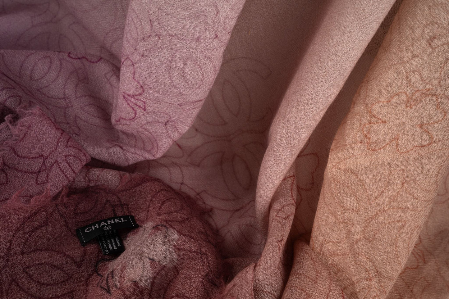 Chanel New DegradÃÂè CC Cashmere Shawl