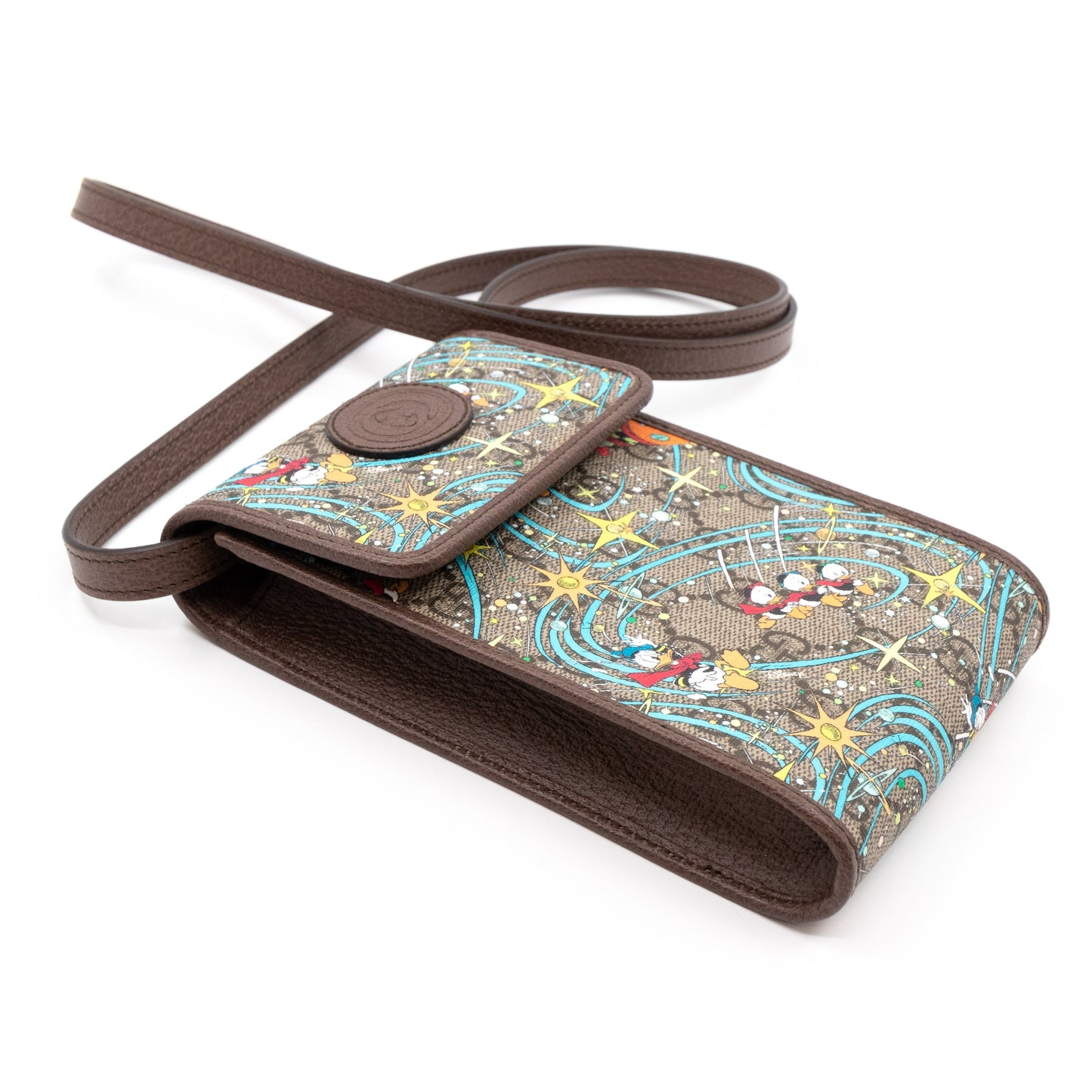 Gucci Leather Canvas Crossbody