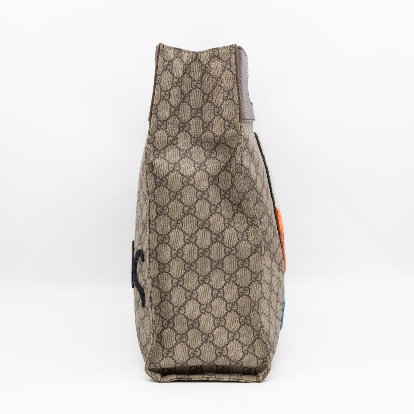 Gucci Leather Canvas Tote