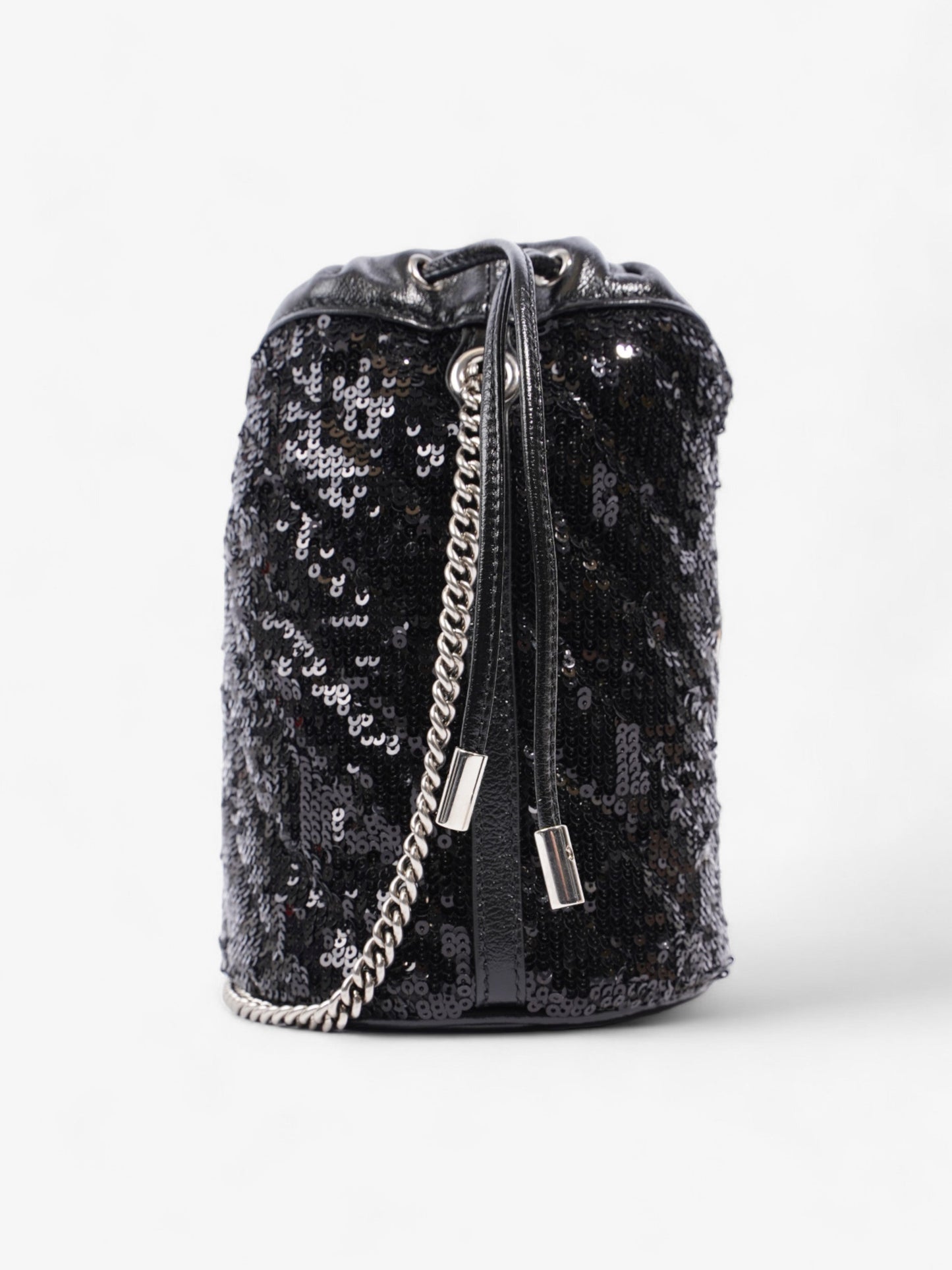 Gucci GG Marmont Bucket Bag Black Sequin