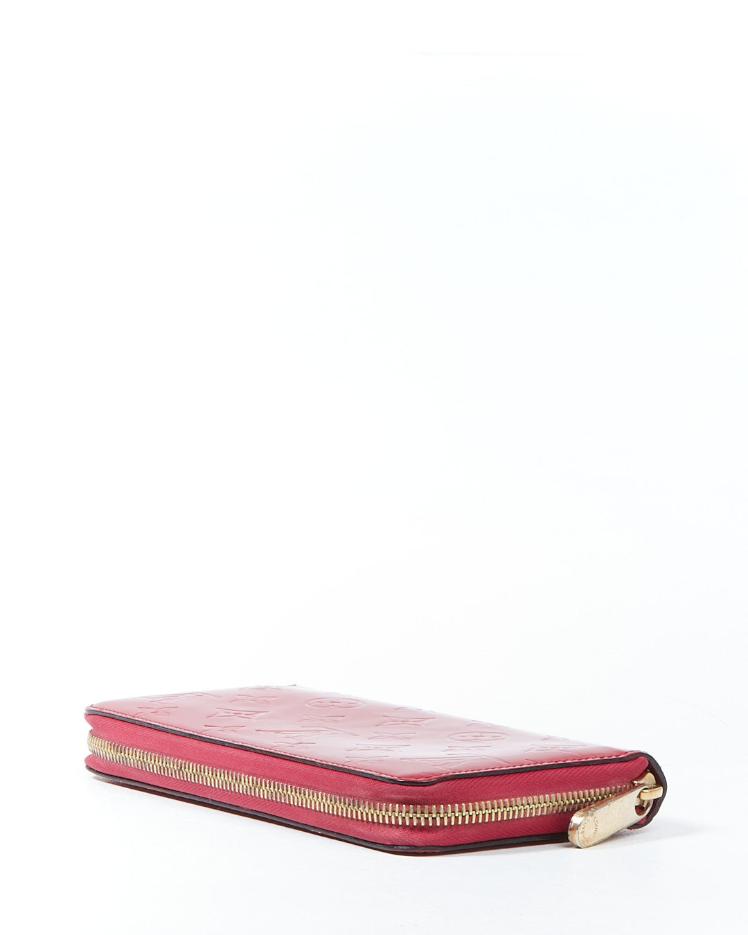 Louis Vuitton Magenta Indian Rose Monogram Vernis Zippy Wallet