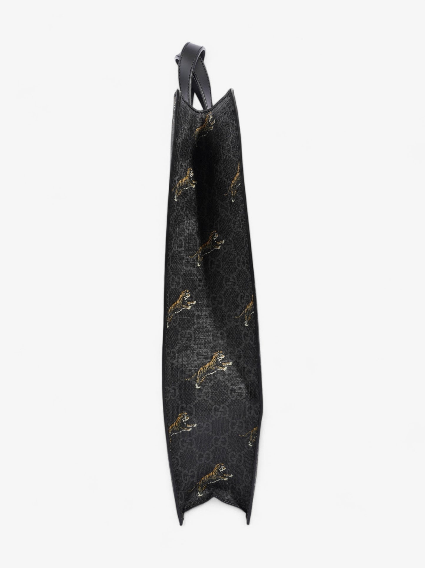 Gucci Bestiary Tote in Tiger Black Coated Canvas